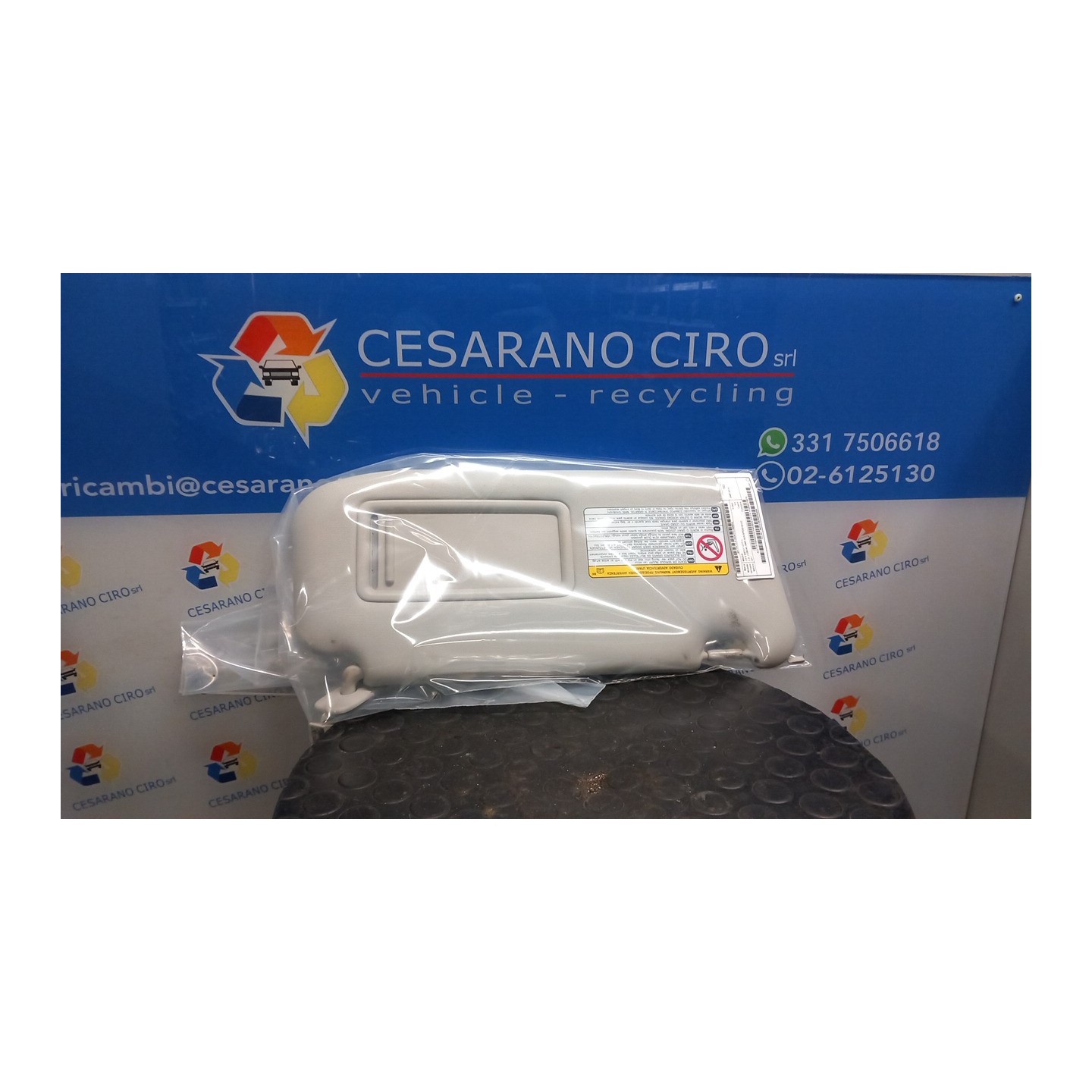 ALETTA PARASOLE PARABREZZA DX. 022 MAZDA CX-5 (04/12-12/17) SH KD4569270B75