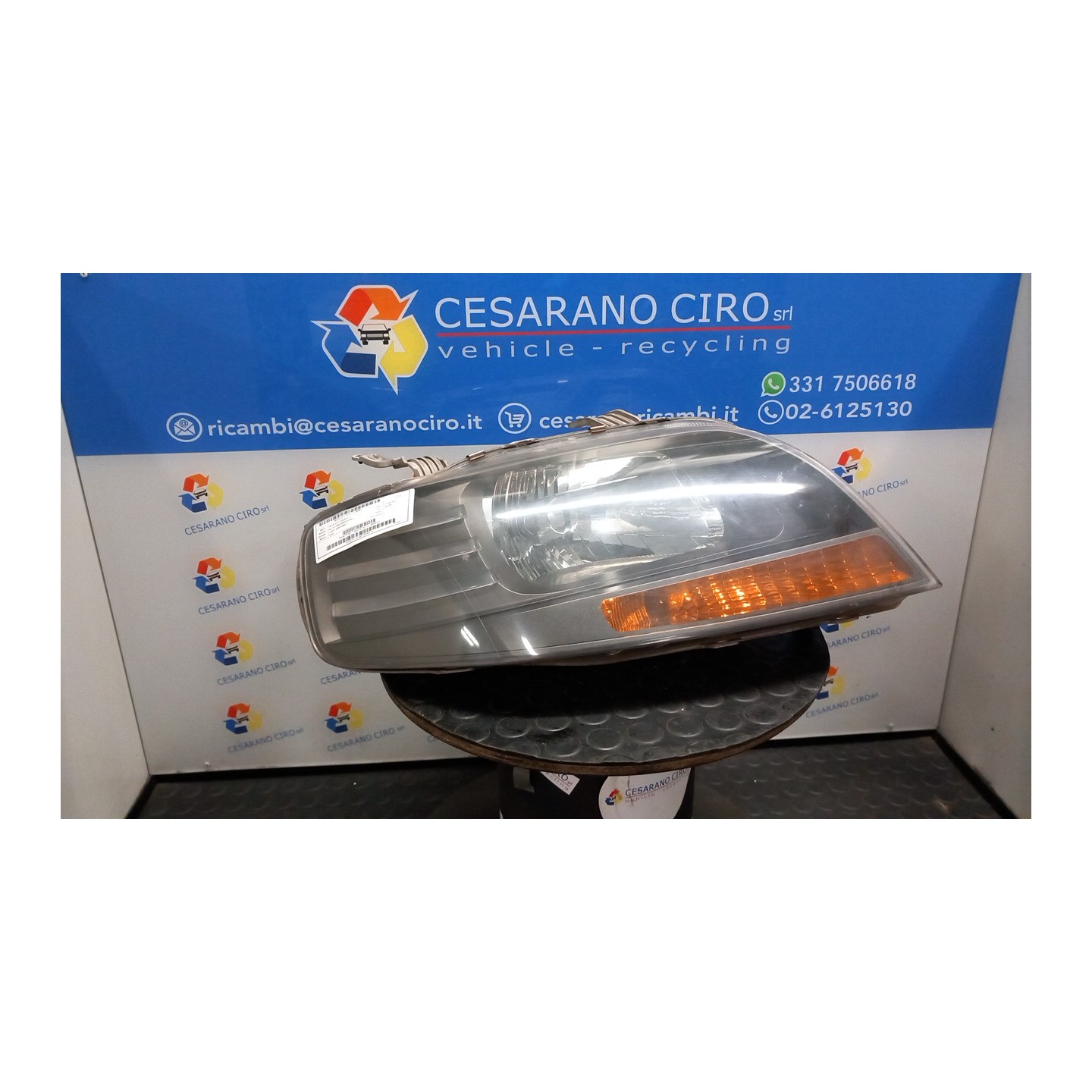 PROIETTORE T.2004125718 DX. 001 CHEVROLET (DAEWOO) KALOS (T200) (09/02-01/05) F14S3 96540152