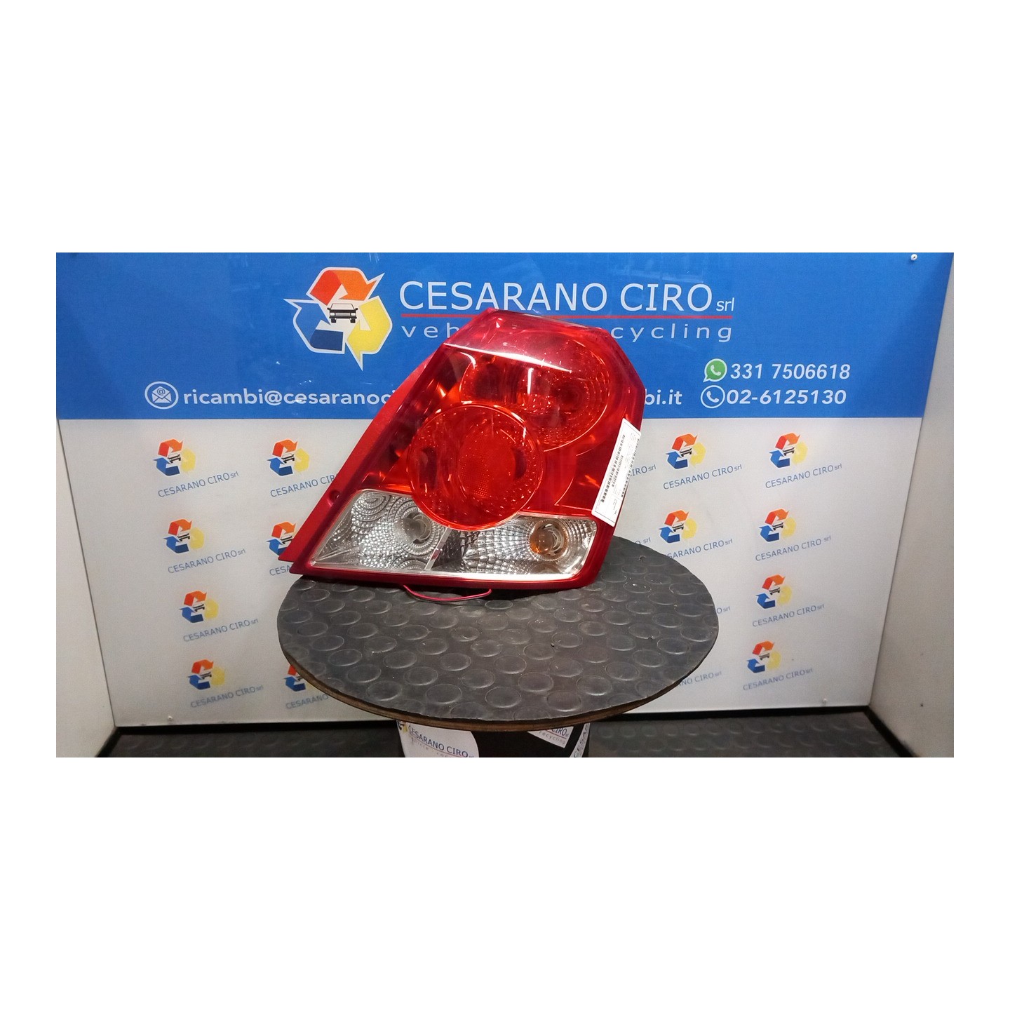 FANALE POST. DX. 007 CHEVROLET (DAEWOO) KALOS (T200) (09/02-01/05) F14S3 96540269