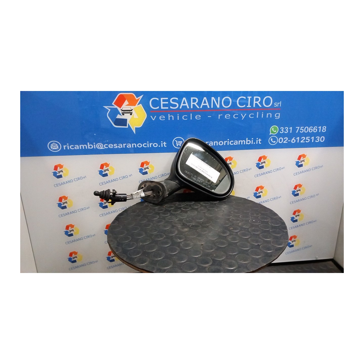 RETROVISORE EST. DX. 017 CHEVROLET (DAEWOO) MATIZ (M100) (12/00-02/06) B10S 96380522