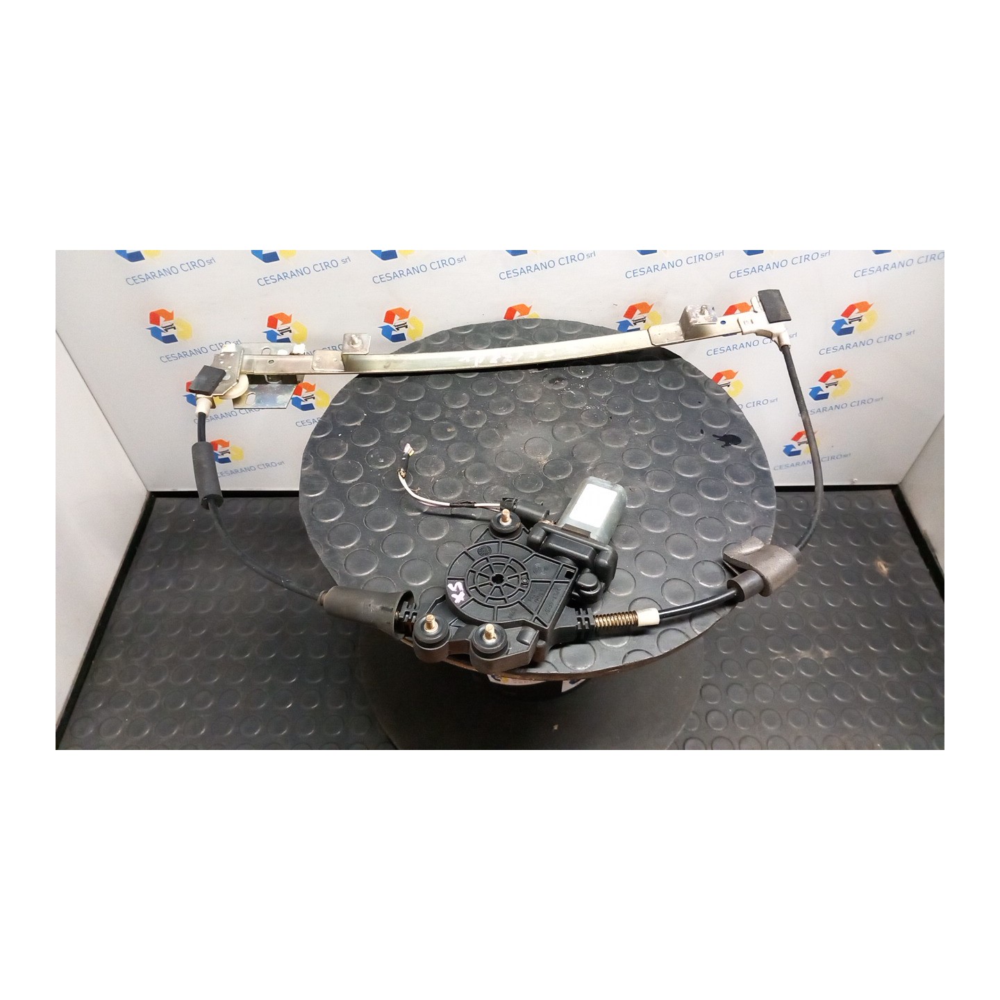 ALZACRISTALLO ELETTR. PORTA ANT. CON MOTORINO SX. 022 FIAT SEICENTO (1E) (02/98-07/05) 187A1000 46512304