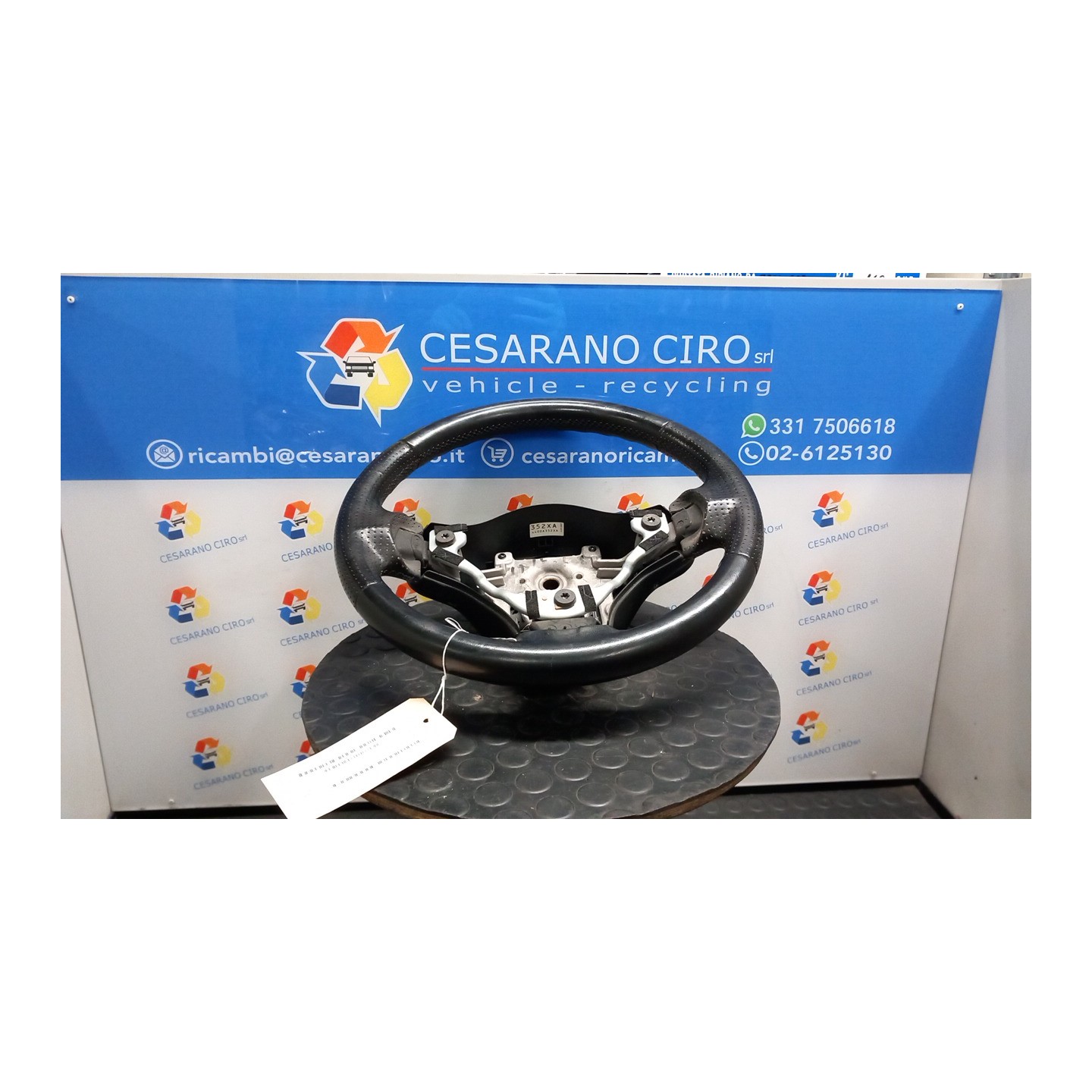 VOLANTE NERO 033 MITSUBISHI COLT (06/04-12/09) 135930 MR955201XA
