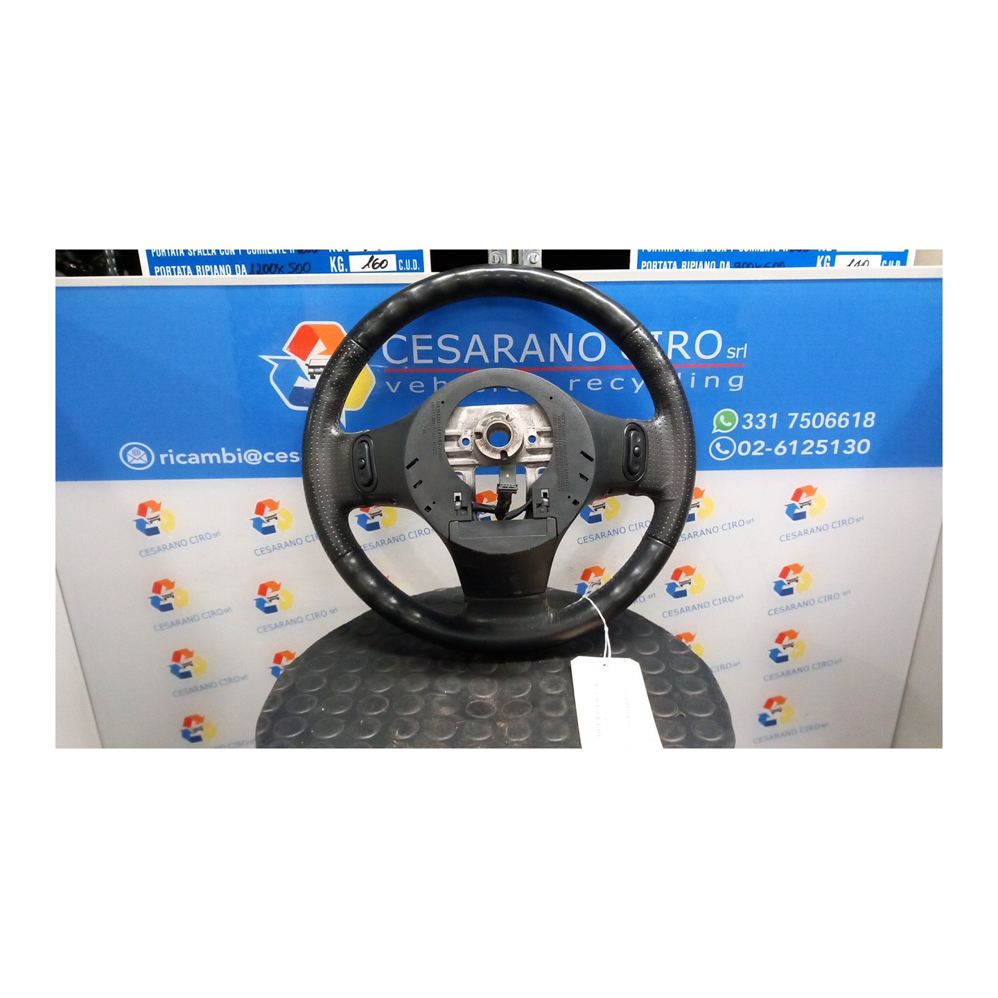VOLANTE NERO 033 MITSUBISHI COLT (06/04-12/09) 135930 MR955201XA