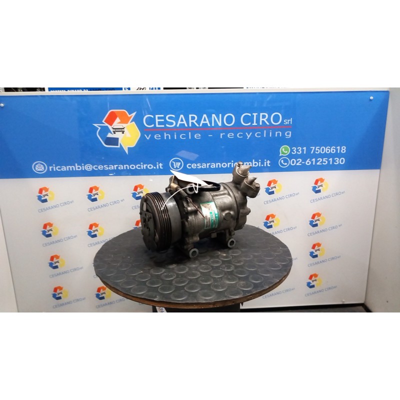 COMPRESSORE A/C ROTAZIONE 016 RENAULT CLIO 2A SERIE (05/01-11/10) D7FG7 7711134670
