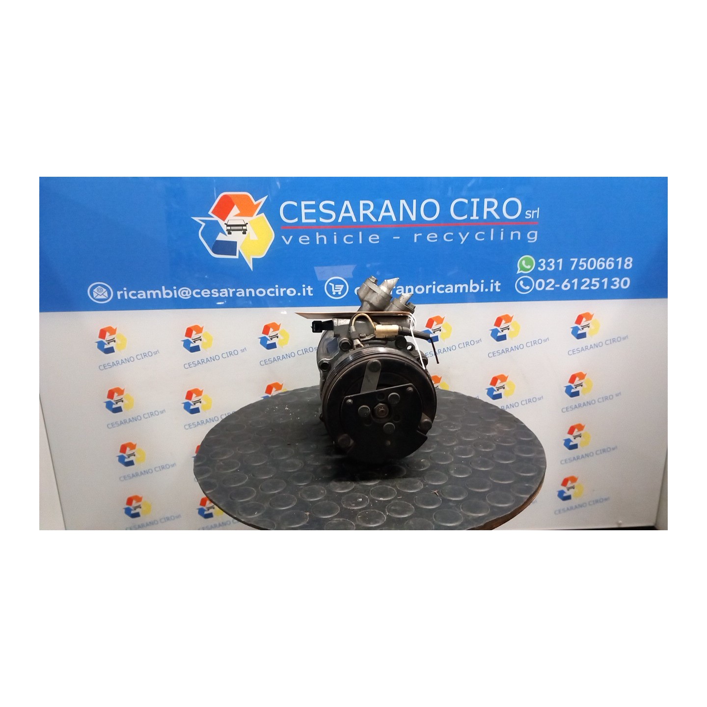 COMPRESSORE A/C ROTAZIONE 016 RENAULT CLIO 2A SERIE (05/01-11/10) D7FG7 7711134670