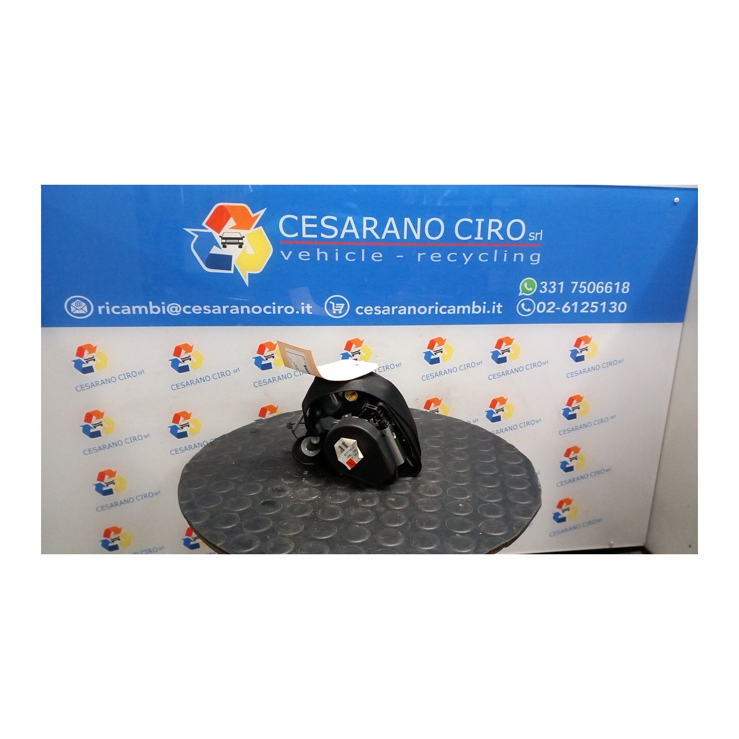 CINTURA DI SICUREZZA ANT. SX. 078 MERCEDES-BENZ CLASSE A (W/C169) (07/04-04/13 266920 A1698606985