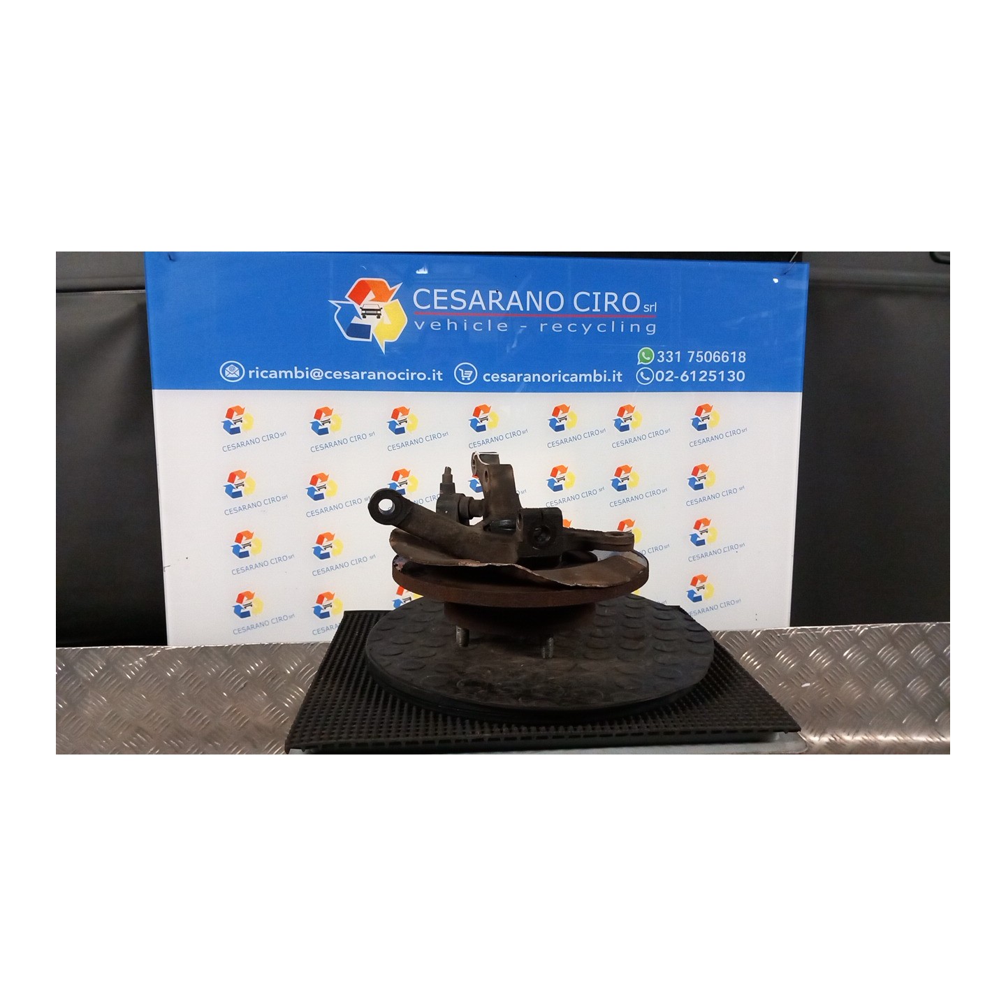 MONTANTE SOSP. ANT. SX. 069 CHEVROLET (DAEWOO) MATIZ (M100) (12/00-02/06) B10S 96284386