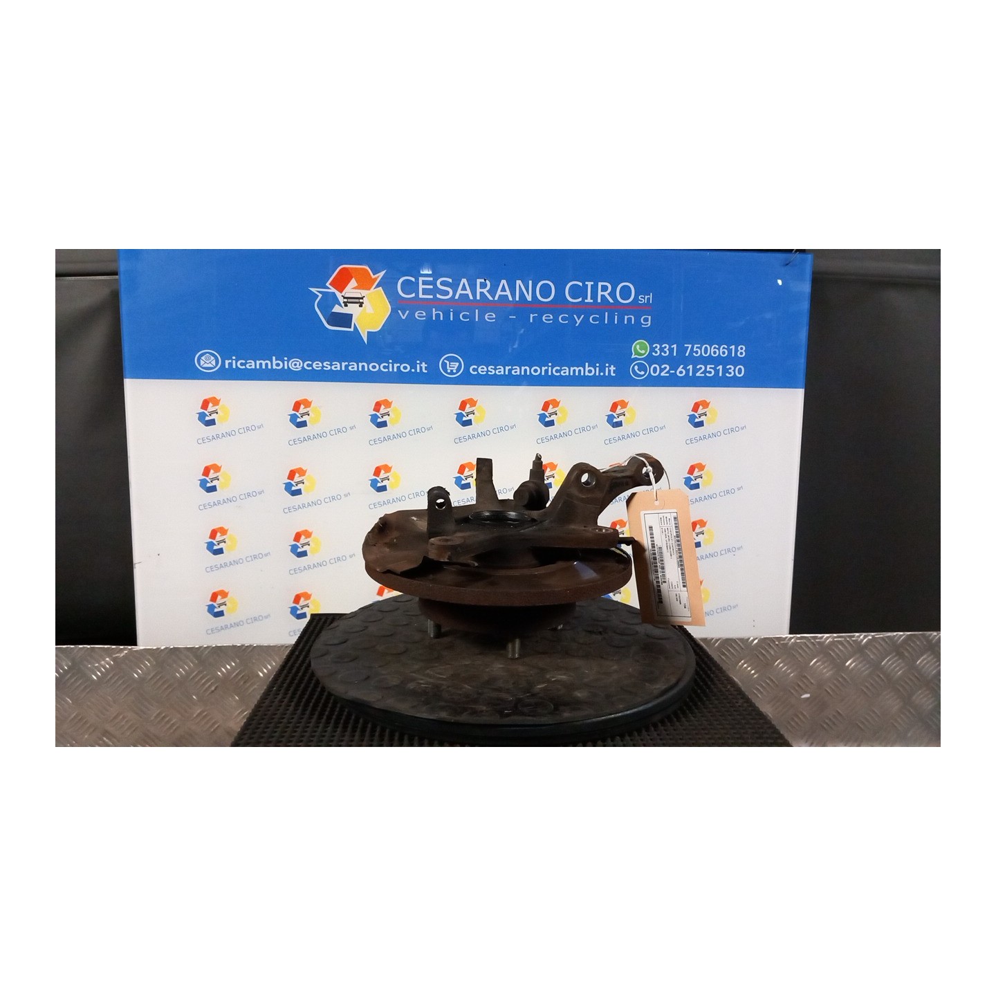 MONTANTE SOSP. ANT. SX. 069 CHEVROLET (DAEWOO) MATIZ (M100) (12/00-02/06) B10S 96284386