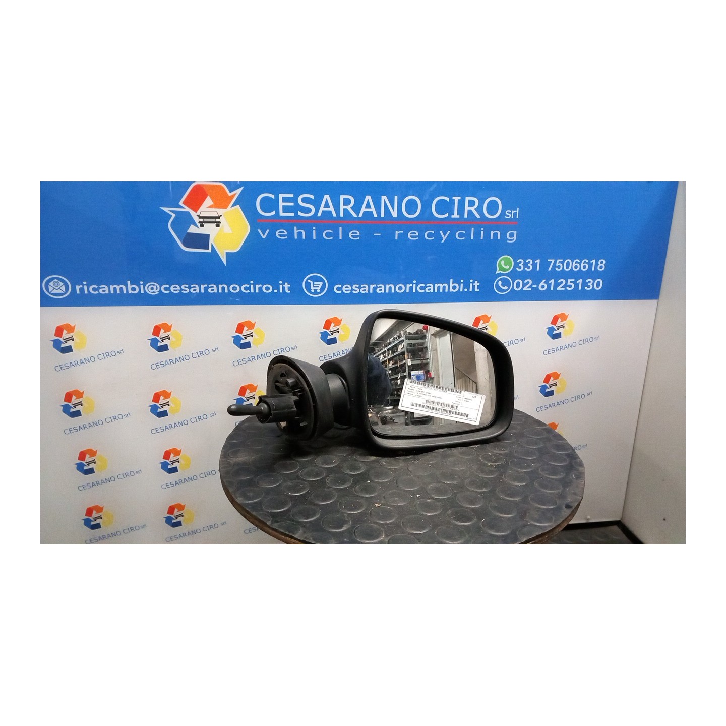 RETROVISORE EST. COMPL. DX. 039 DACIA SANDERO (07/08-) K7MA8 963015207R