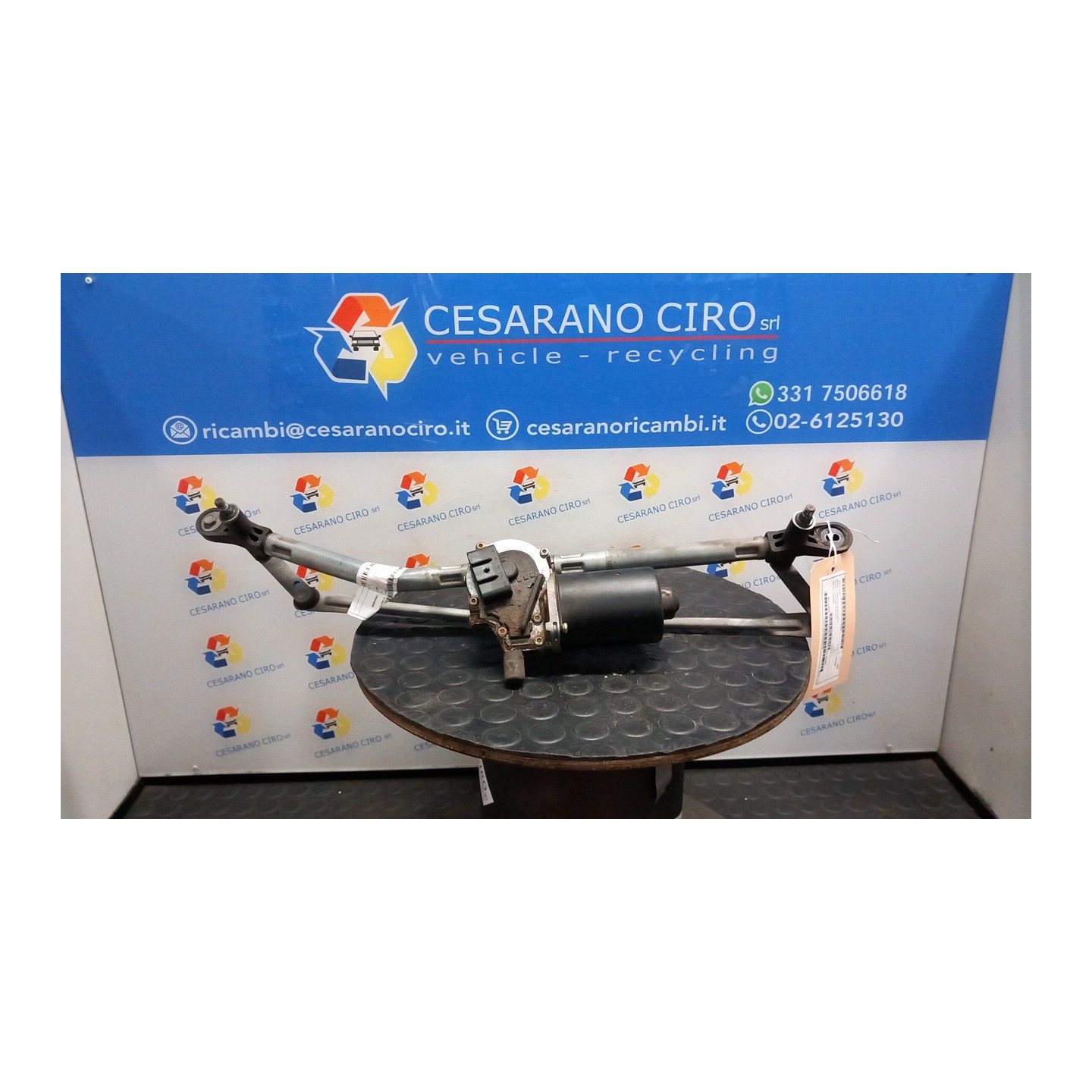 MECCANISMO TERGIPARABREZZA CON MOTORINO 063 FIAT PUNTO (2U) (07/03-01/07) 188A4000 46834851
