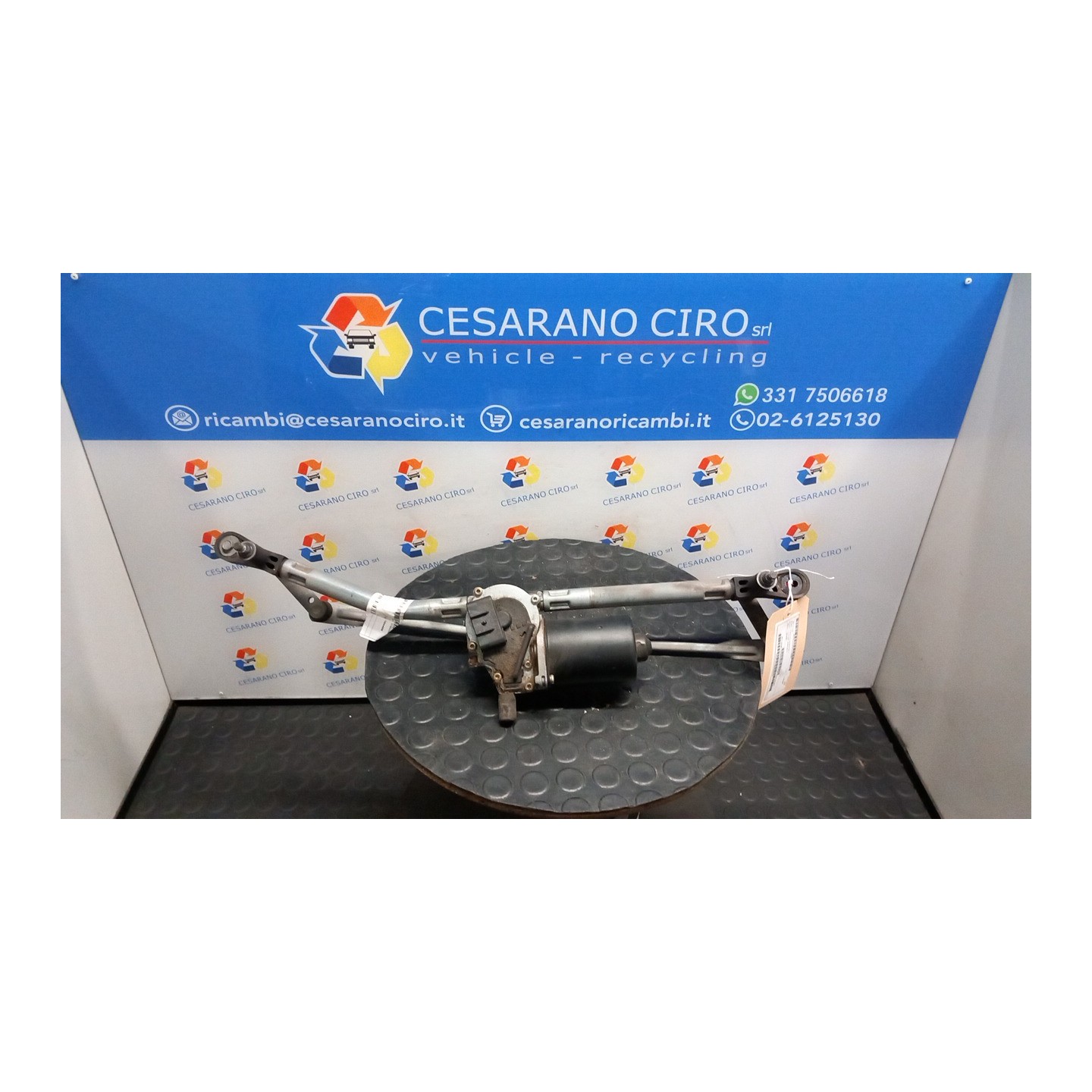 MECCANISMO TERGIPARABREZZA CON MOTORINO 063 FIAT PUNTO (2U) (07/03-01/07) 188A4000 46834851