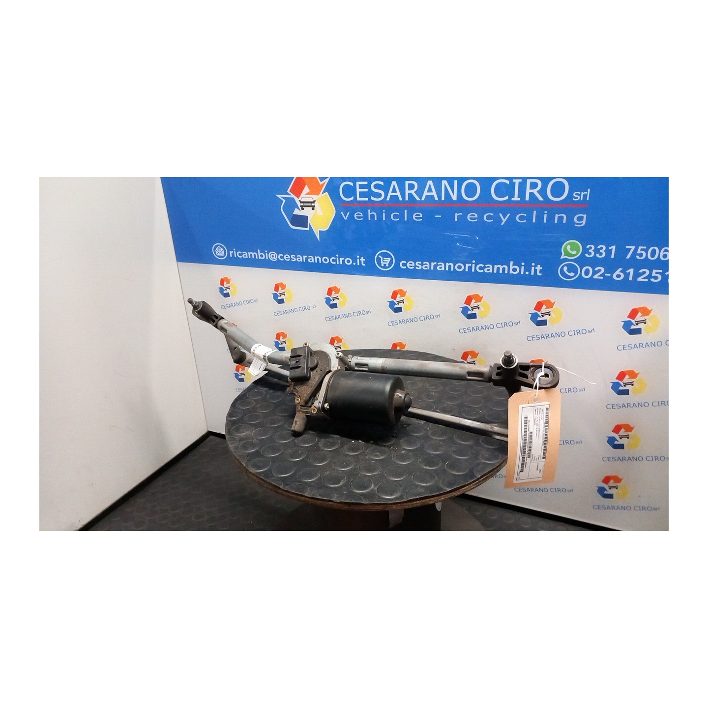 MECCANISMO TERGIPARABREZZA CON MOTORINO 063 FIAT PUNTO (2U) (07/03-01/07) 188A4000 46834851