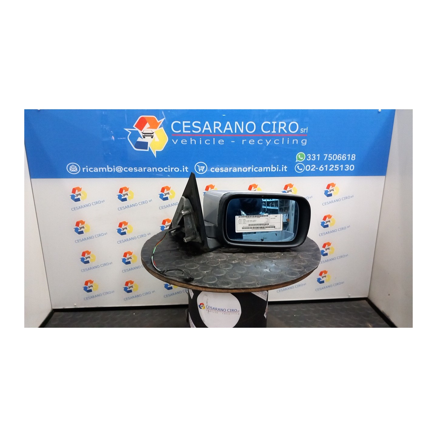 RETROVISORE EST. REGOLAZ. ELETTR. TERMICO DX. 069 BMW SERIE 3 (E46) (09/01-09/05) 204D4 51168245128