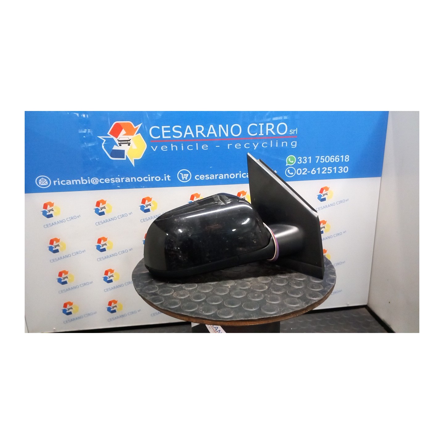 RETROVISORE EST. REGOLAZ. ELETTR. DX. 003 VOLKSWAGEN POLO (9N) (10/01-03/05) AMF 6Q1857508G01C