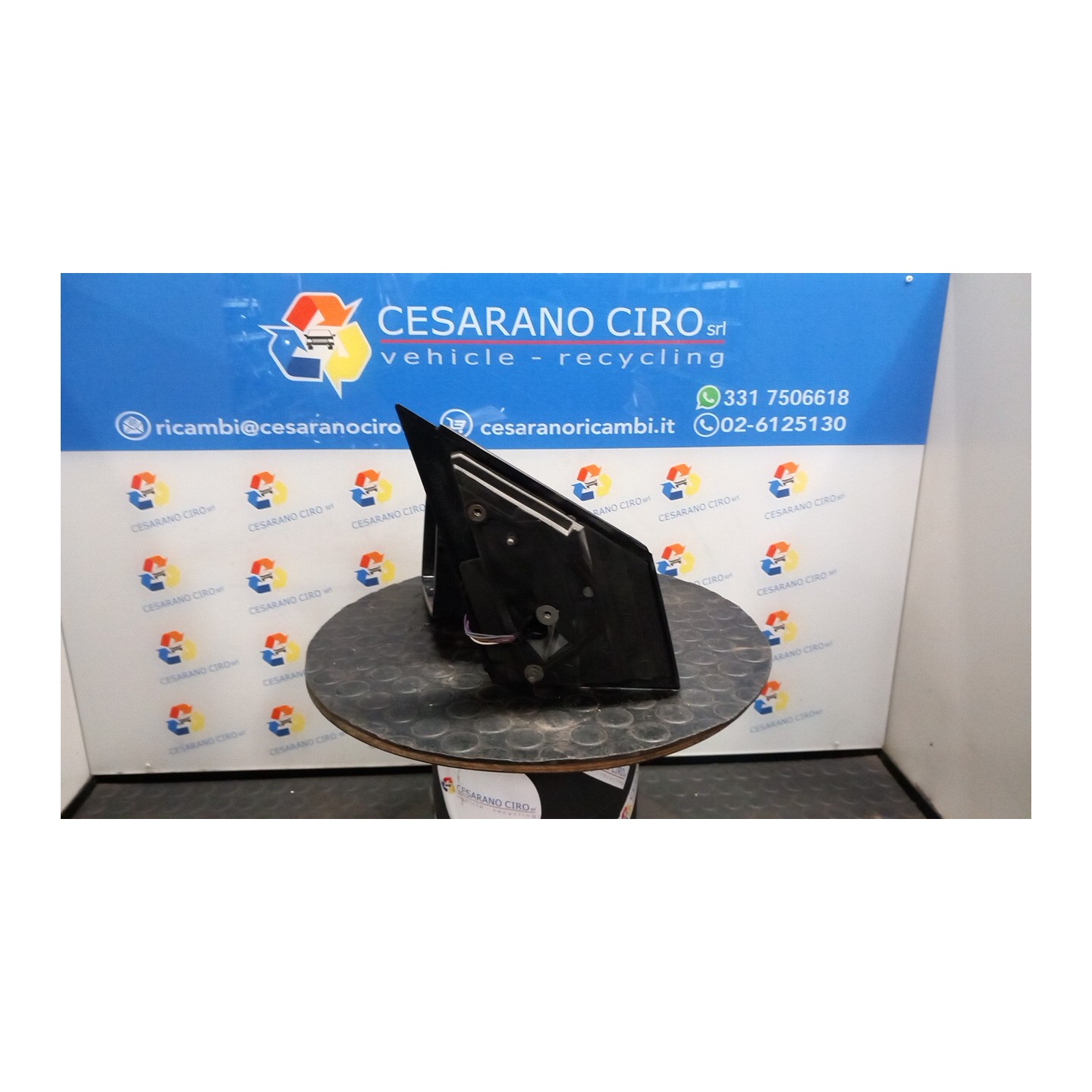 RETROVISORE EST. REGOLAZ. ELETTR. SX. 004 VOLKSWAGEN POLO (9N) (10/01-03/05) AMF 6Q1857507G01C