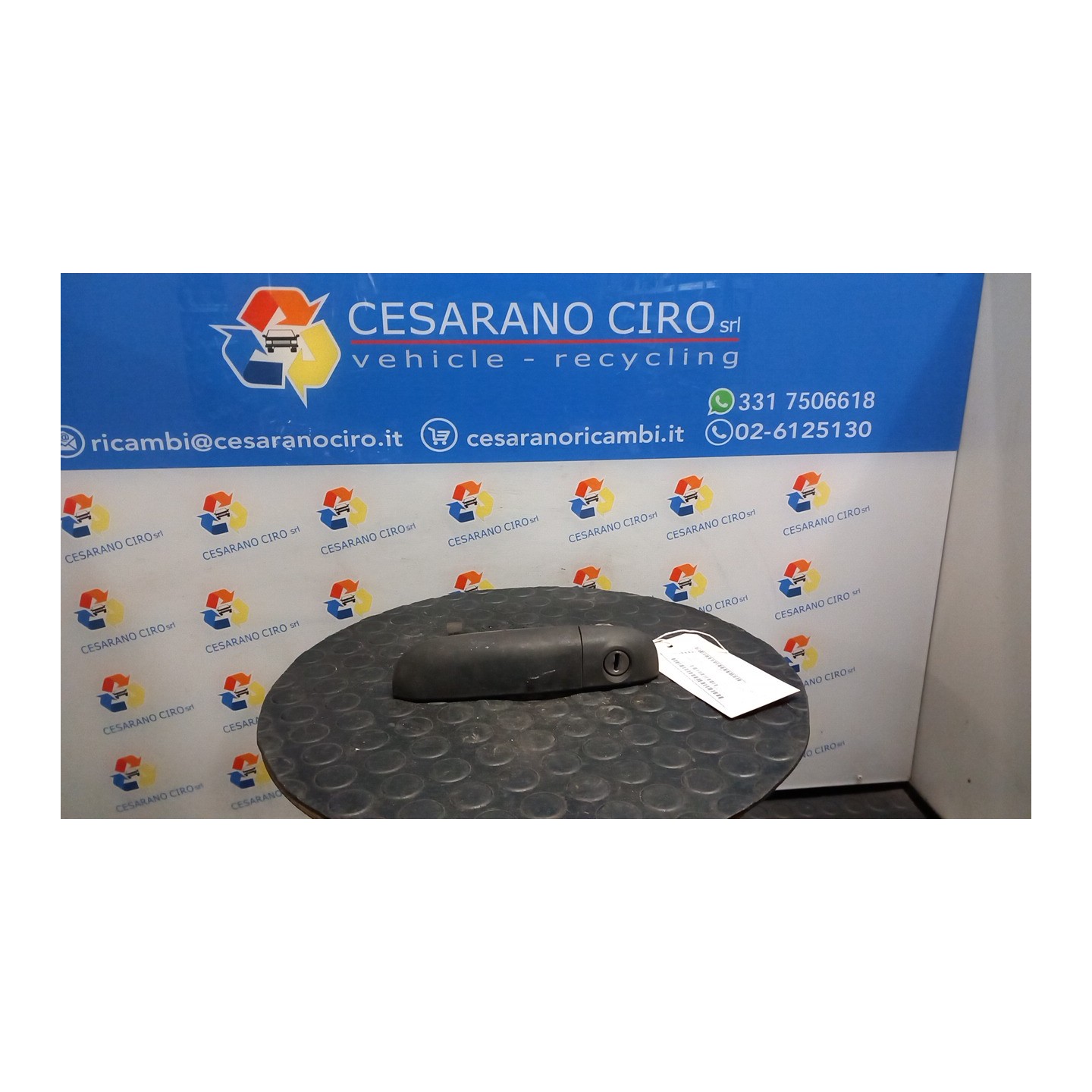 MANIGLIA PORTA ANT. C/CILINDRETTO SX. 012 FIAT PANDA (4Q) (05/16-) 169A4000 735536775