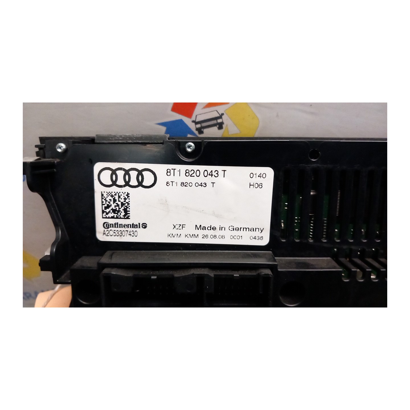 BLOCCO COMANDO CLIMATIZZAZIONE 082 AUDI A4 (8K) (09/07-03/13) CAG 8T1820043ARXZF