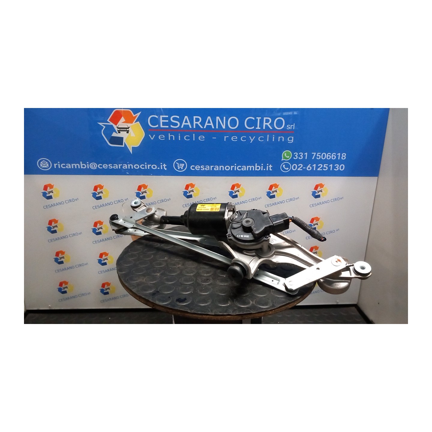 MECCANISMO TERGIPARABREZZA 101 HYUNDAI TUCSON (07/18-06/21) D4FE 98120D3000