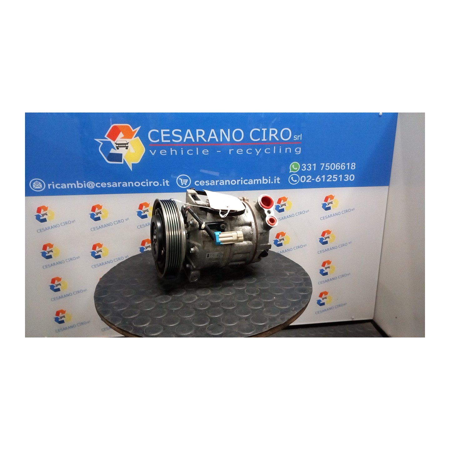 COMPRESSORE A/C MANUALE,AUTOMATICO 048 ALFA ROMEO 159 (X3/X9) (07/05-06/13) 939B1000 50510966