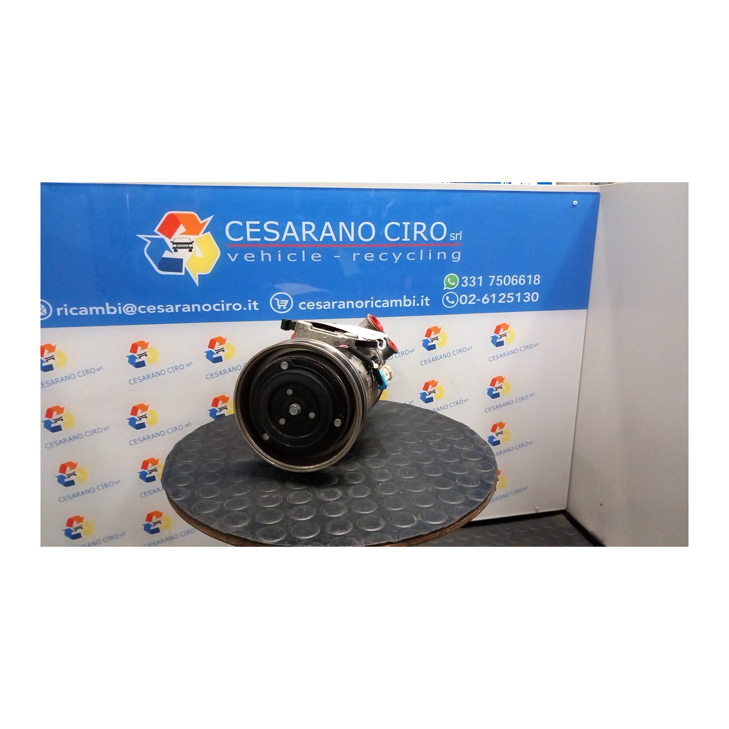 COMPRESSORE A/C MANUALE,AUTOMATICO 048 ALFA ROMEO 159 (X3/X9) (07/05-06/13) 939B1000 50510966