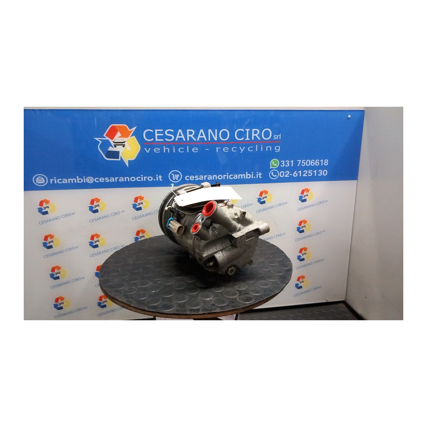 COMPRESSORE A/C MANUALE,AUTOMATICO 048 ALFA ROMEO 159 (X3/X9) (07/05-06/13) 939B1000 50510966