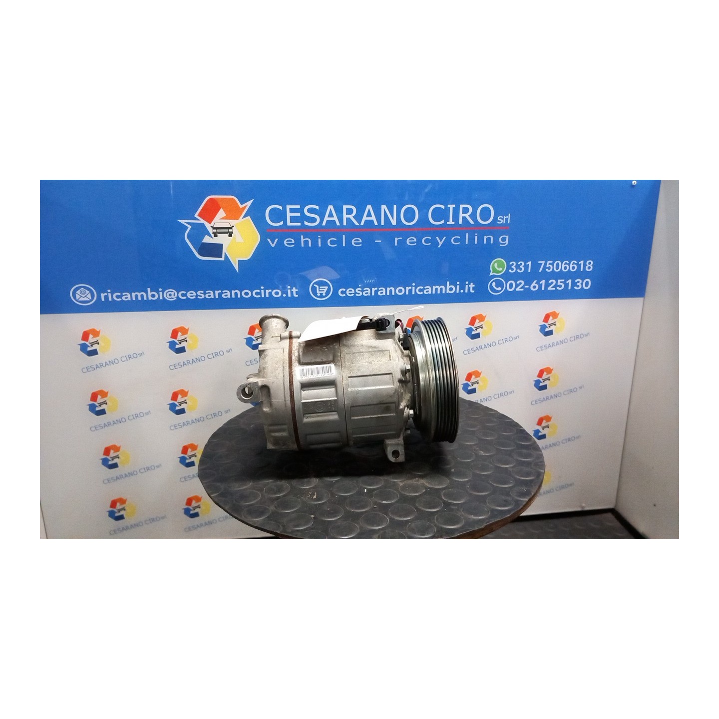 COMPRESSORE A/C MANUALE,AUTOMATICO 048 ALFA ROMEO 159 (X3/X9) (07/05-06/13) 939B1000 50510966