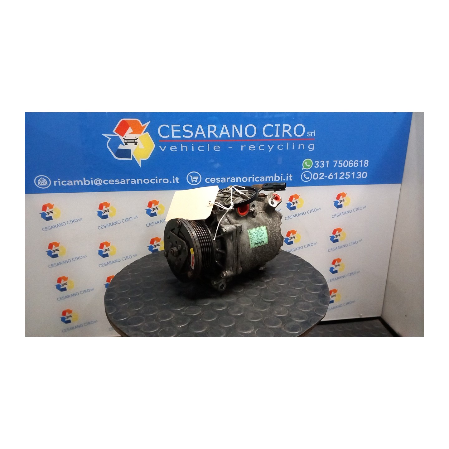 COMPRESSORE A/C 064 MITSUBISHI GRANDIS (09/05-06/09) BSY 7813A010