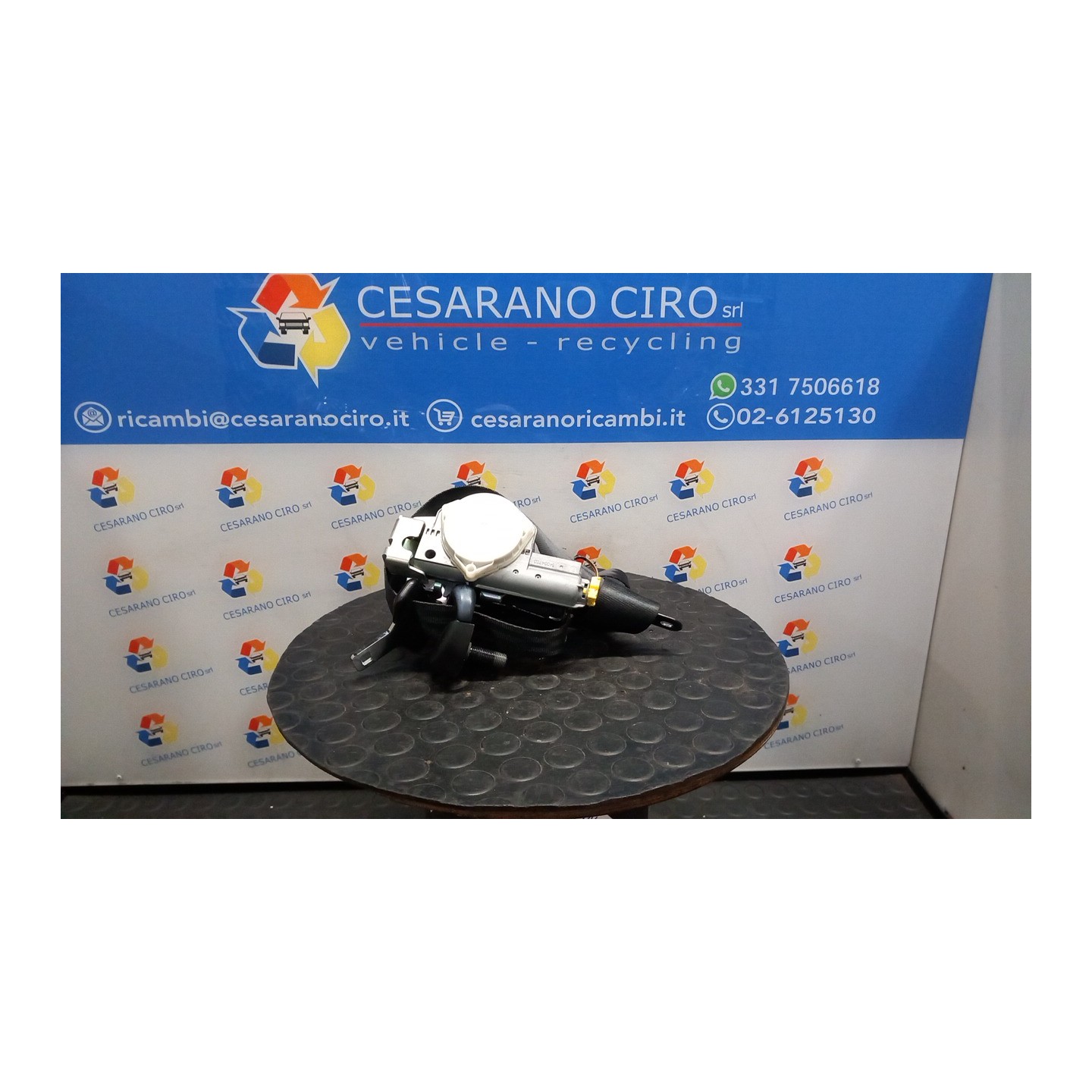 CINTURA DI SICUREZZA ANT. C/AIRBAG PASSEGGERO ANT. SX. 003 FORD FIESTA (CB1) (09/08-10/13) KVJA 1682840