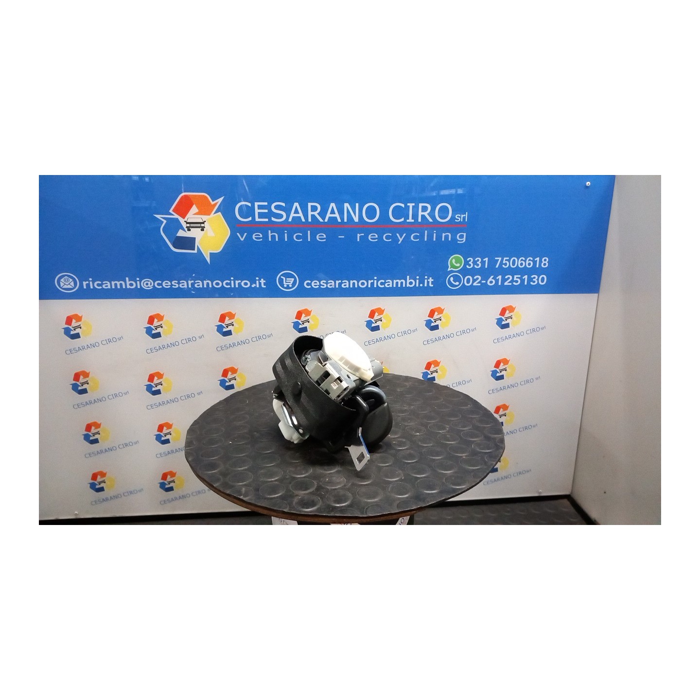 CINTURA DI SICUREZZA ANT. C/AIRBAG PASSEGGERO ANT. SX. 003 FORD FIESTA (CB1) (09/08-10/13) KVJA 1682840
