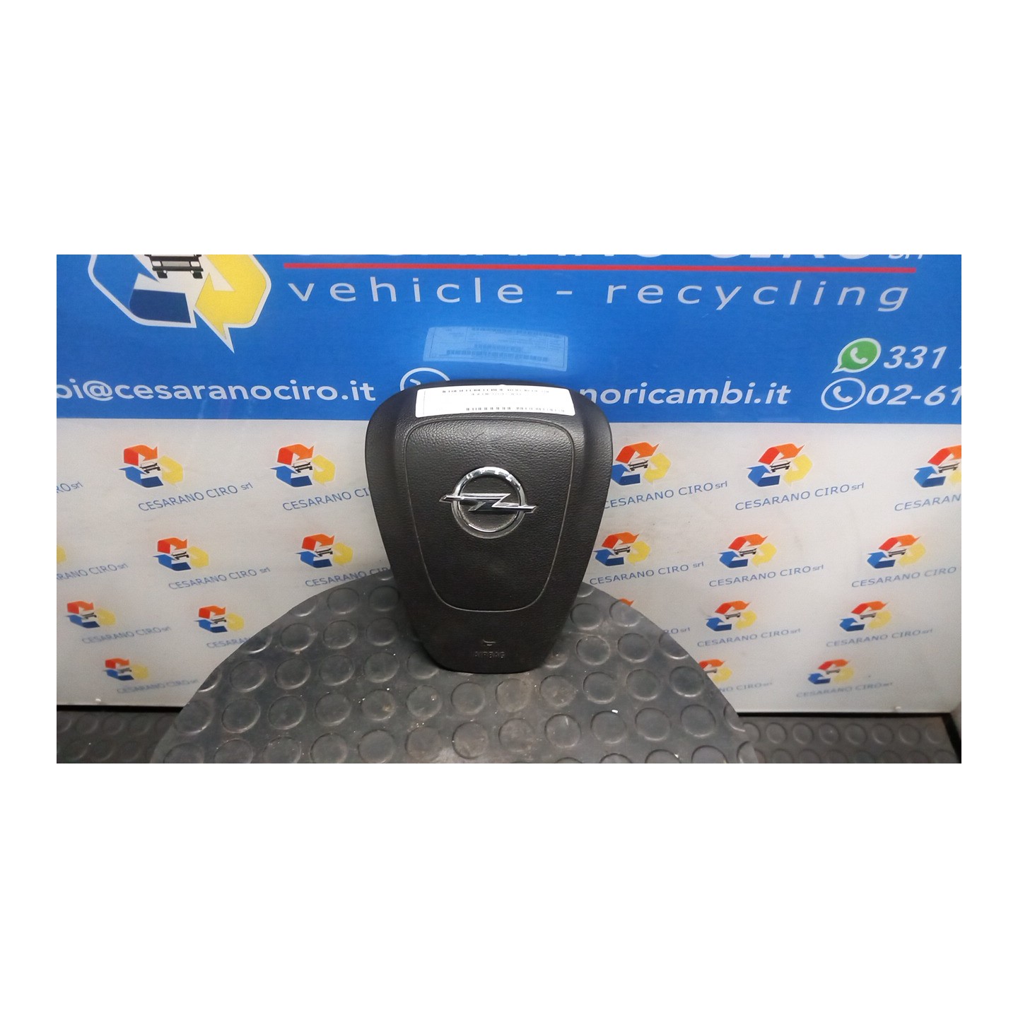 DISPOSITIVO AIRBAG LATO GUIDA 009 OPEL ASTRA (P10) (10/09-06/18) A17DTR 13299780