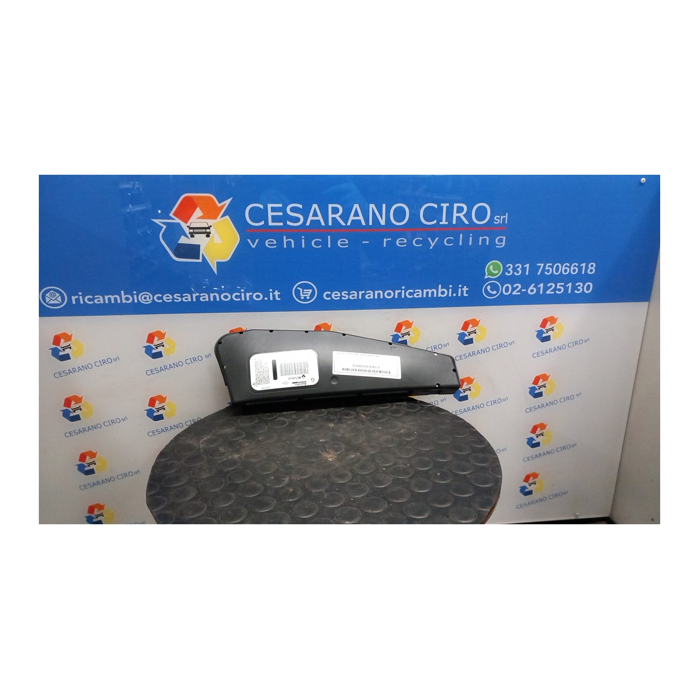 DISPOSITIVO AIRBAG LAT. ANT. SX. 017 RENAULT SCENIC 3A SERIE (04/09-10/13) F9QN8 985H10013R
