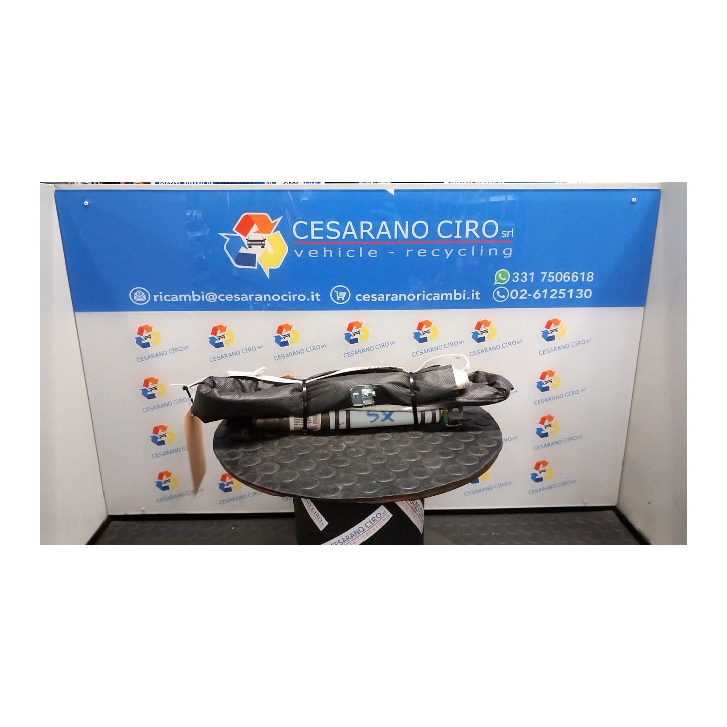 DISPOSITIVO AIRBAG A TENDINA SX. 019 RENAULT SCENIC 3A SERIE (04/09-10/13) F9QN8 985P10013R