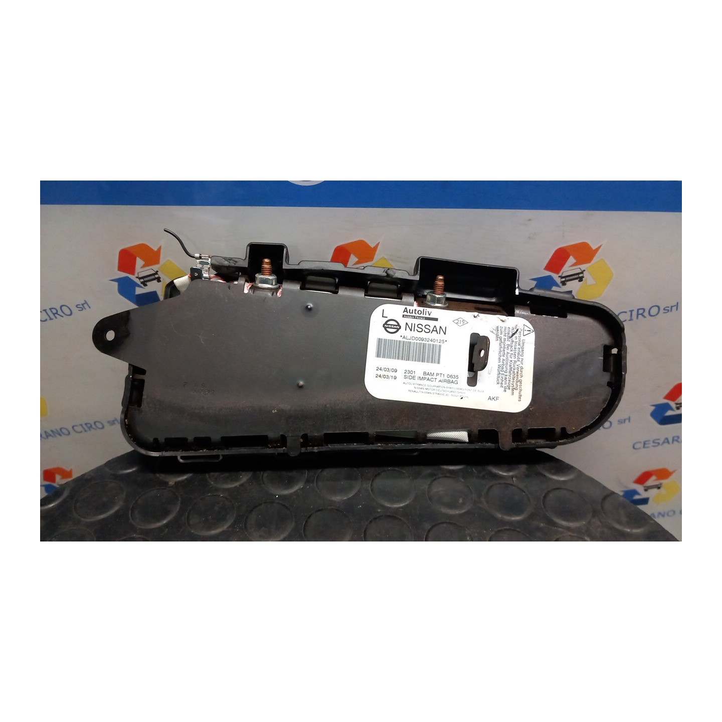 DISPOSITIVO AIRBAG LAT. SX. 068 NISSAN QASHQAI (J10E/JJ10E) (02/07-12 K9K 985H1JD00B