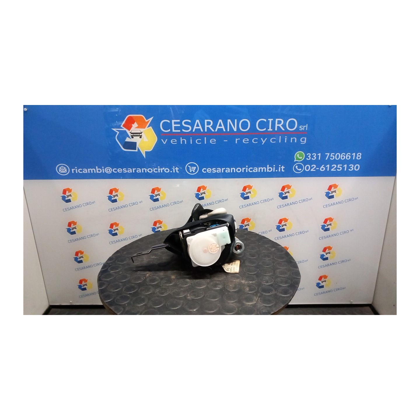 CINTURA DI SICUREZZA ANT. C/PRETENSIONATORE DX. 092 MAZDA MAZDA 2 2A SERIE (08/07-12/14 ZJ D65157L30F01