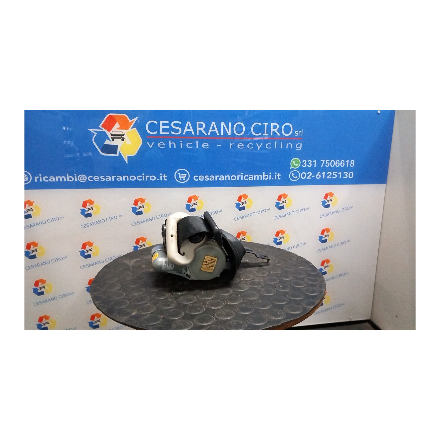 CINTURA DI SICUREZZA ANT. C/PRETENSIONATORE DX. 092 MAZDA MAZDA 2 2A SERIE (08/07-12/14 ZJ D65157L30F01