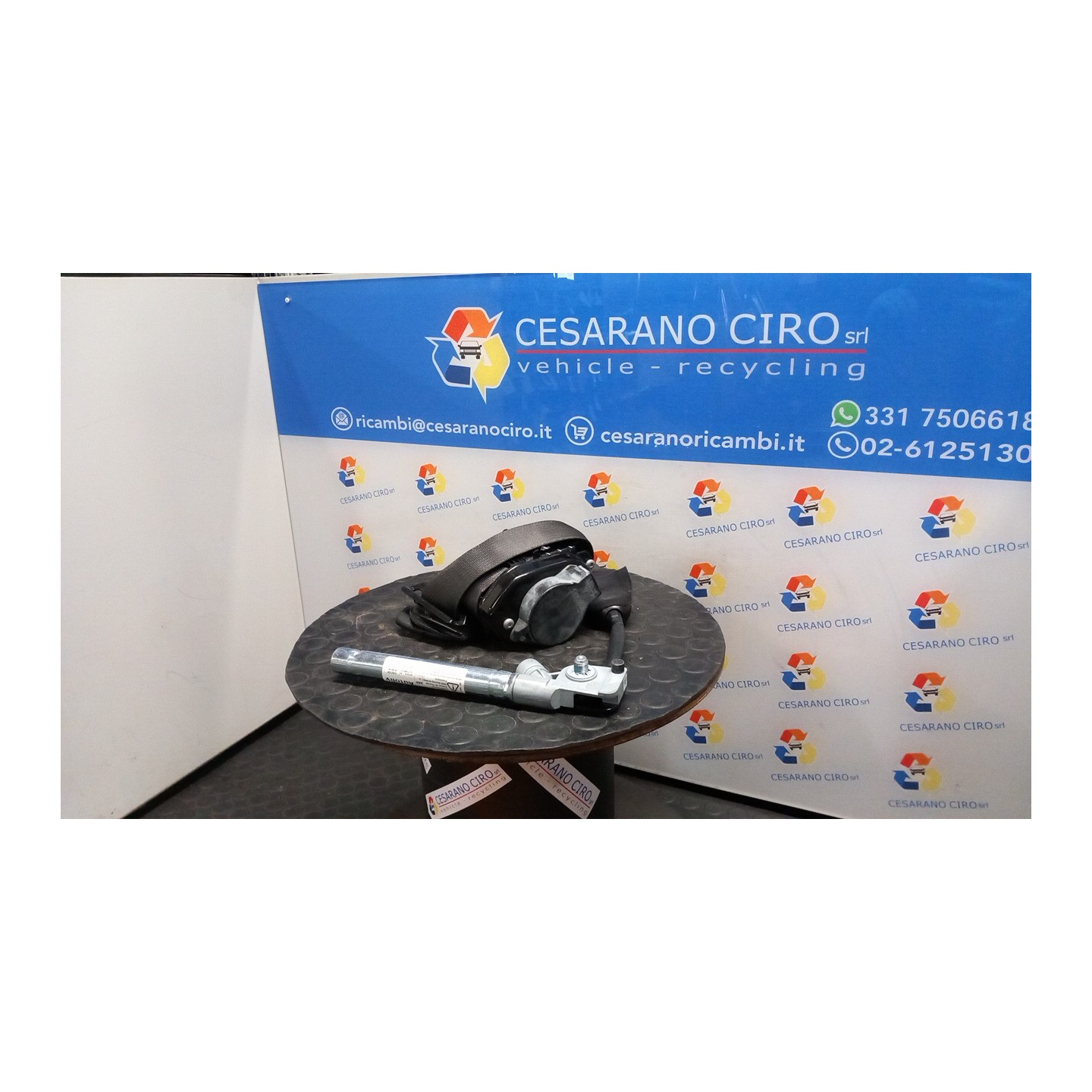 CINTURA DI SICUREZZA ANT. DX. 113 CHEVROLET (DAEWOO) AVEO (T300) (05/11-) A12XER 95987788