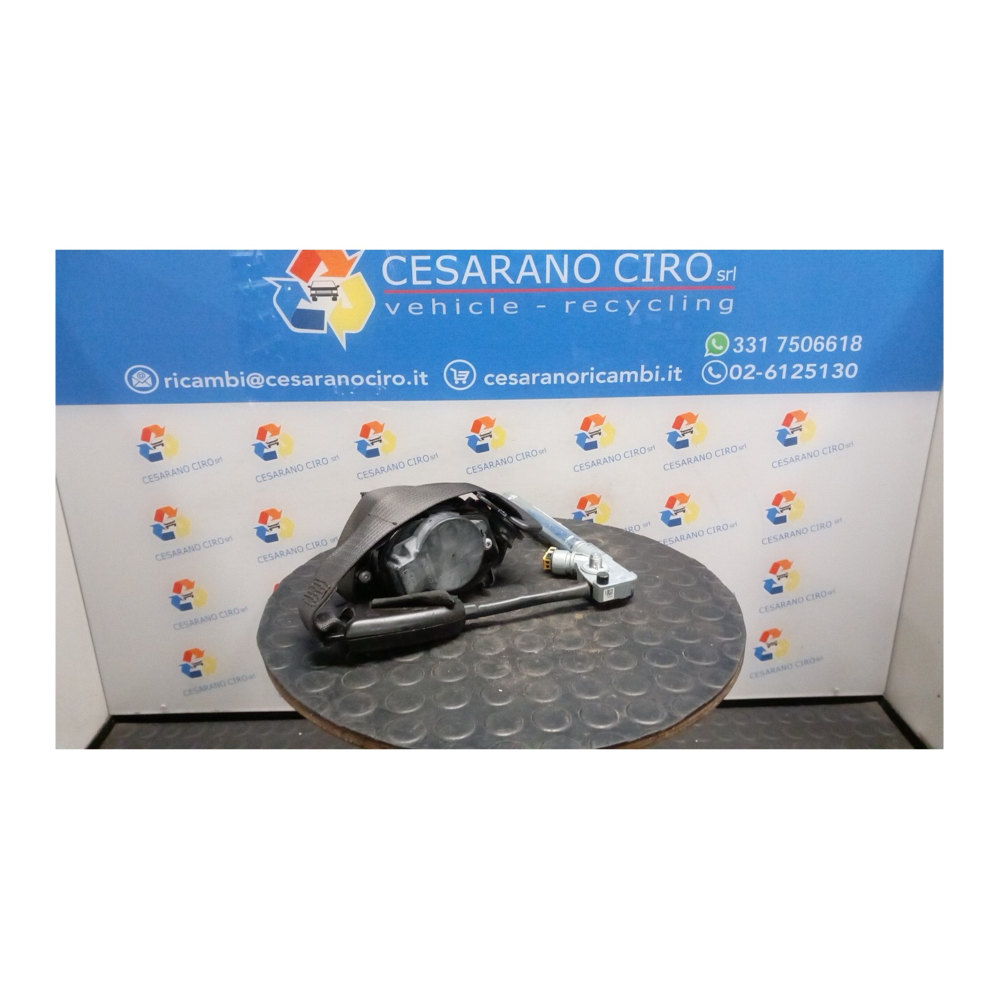 CINTURA DI SICUREZZA ANT. SX. 114 CHEVROLET (DAEWOO) AVEO (T300) (05/11-) A12XER 95987790