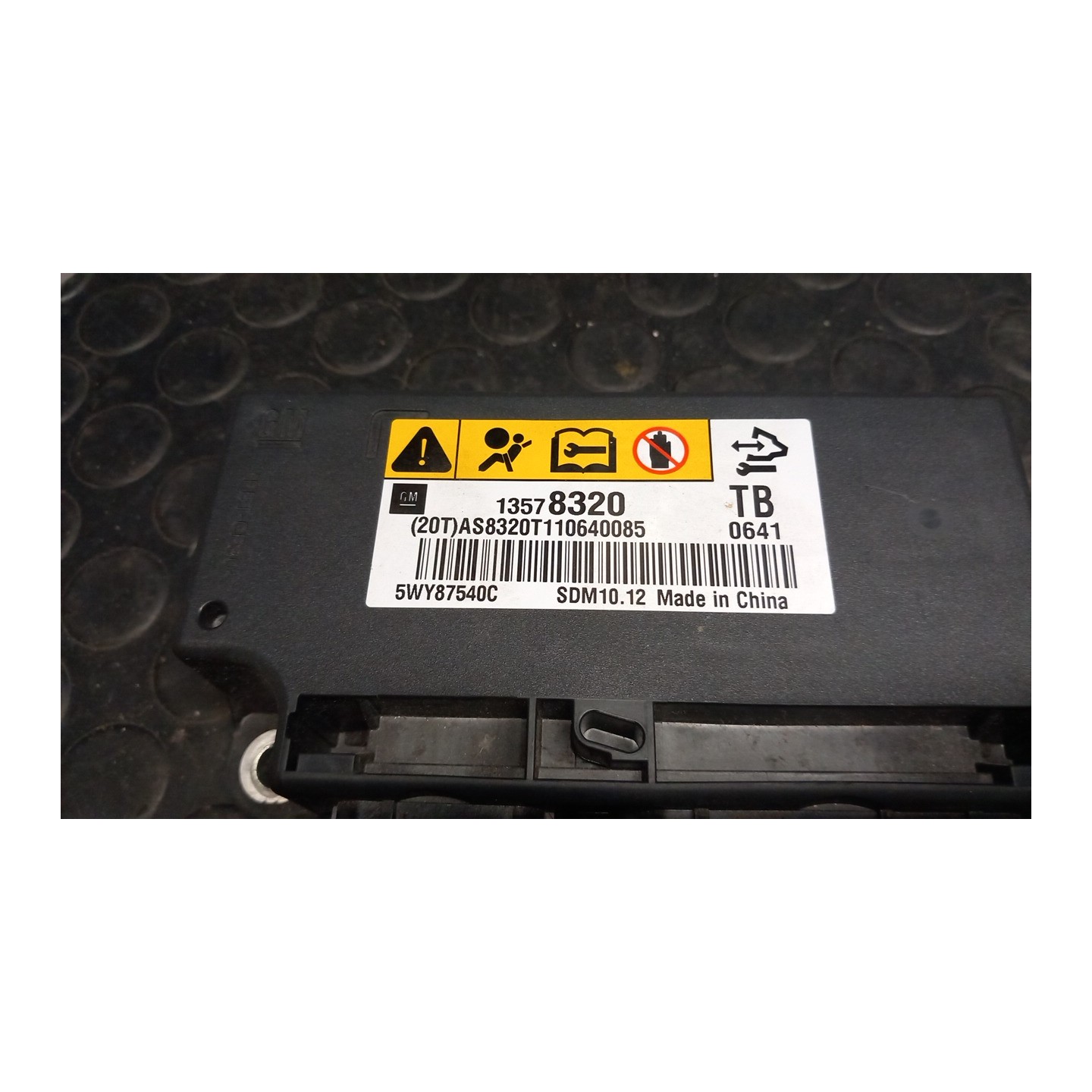 CENTRALINA COMANDO AIRBAG 119 CHEVROLET (DAEWOO) AVEO (T300) (05/11-) A12XER 13583431
