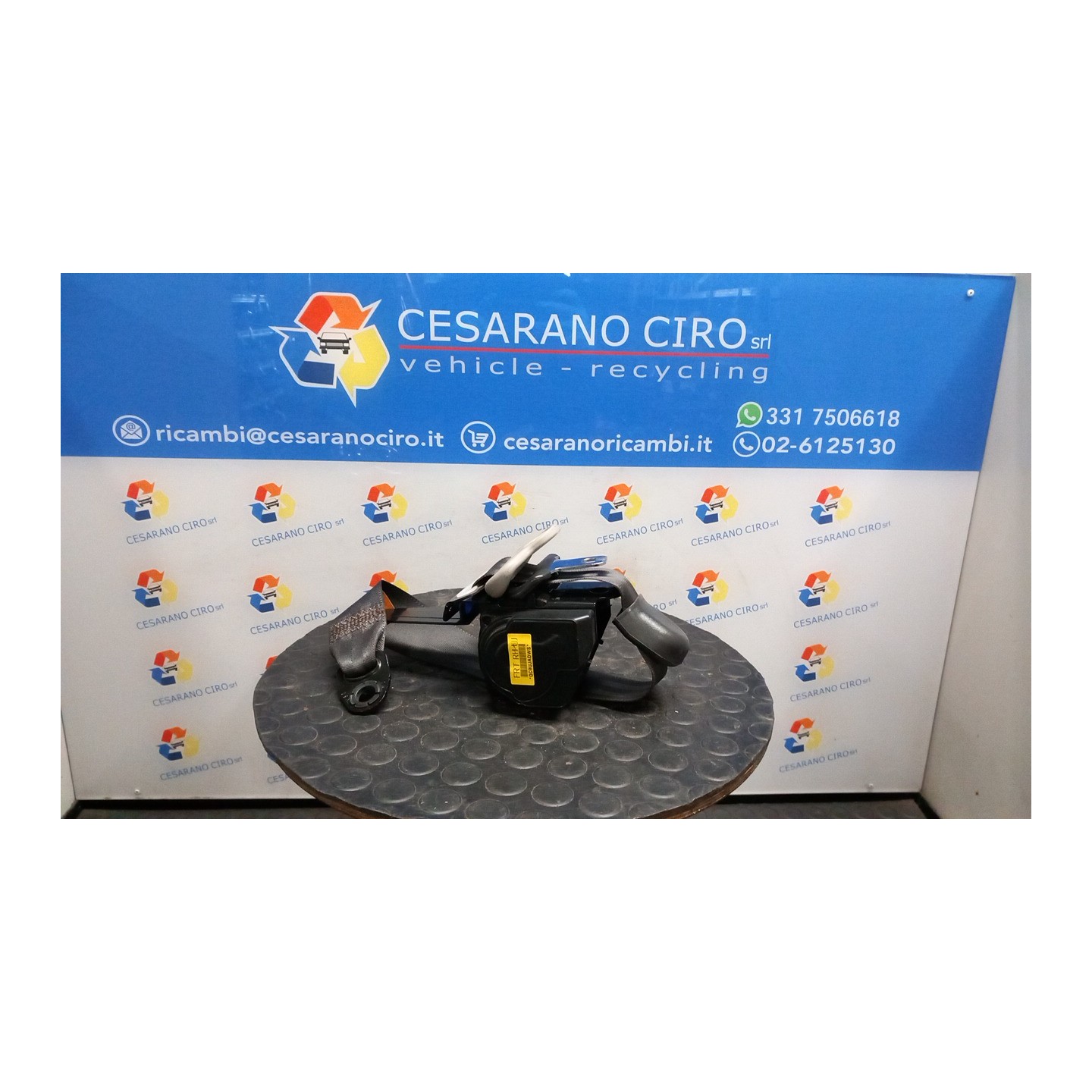 CINTURA DI SICUREZZA ANT. DX. 144 OPEL ANTARA (L07) (02/07-07/11) Z24SED 95473463