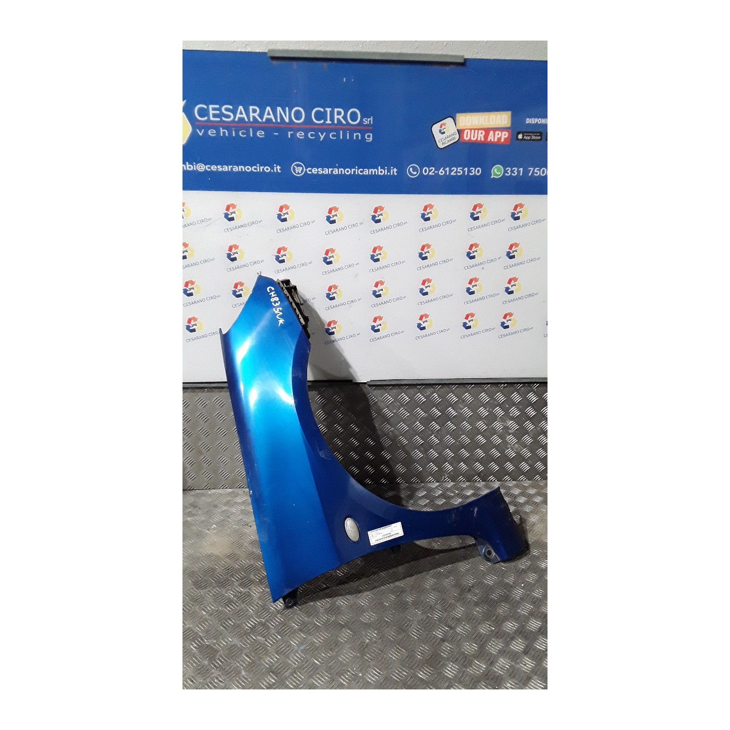 PARAFANGO ANT. DX. 150 PEUGEOT 307 (04/01-12/06) NFU 7841N7