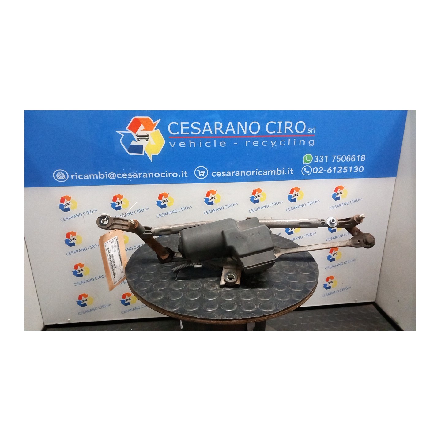 MECCANISMO TERGIPARABREZZA CON MOTORINO 153 LANCIA Y (01/96-10/00) 840A3000 46408351