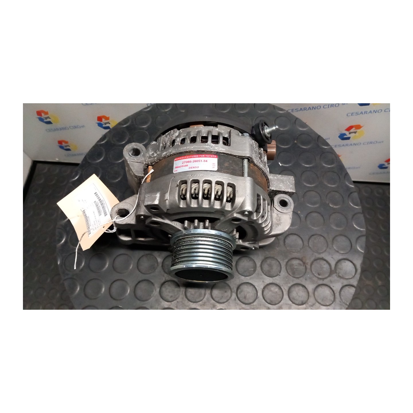 ALTERNATORE 100AMP 067 TOYOTA AURIS (01/07-) 1ADFTV 2706026051