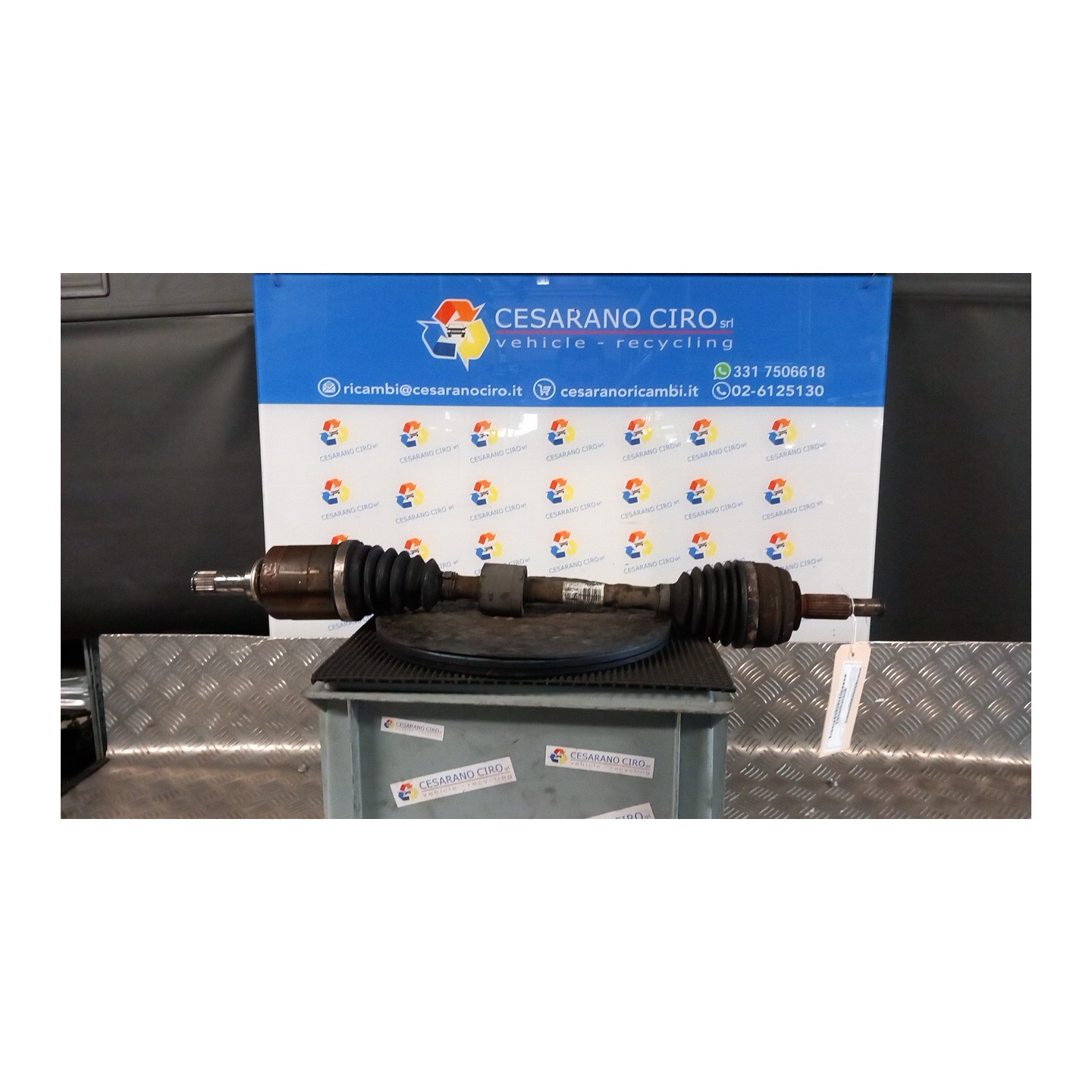 SEMIALBERO ANT. COMPL. SX. 075 DACIA DUSTER (03/10-12/13) K9KE8 391015061R