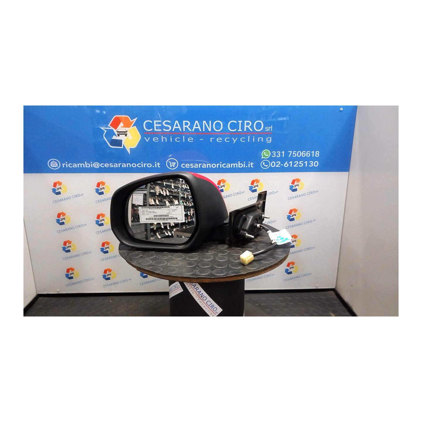 RETROVISORE EST. REGOLAZ. ELETTR. SX. 101 OPEL AGILA (H08) (01/08-) K10B 93193516