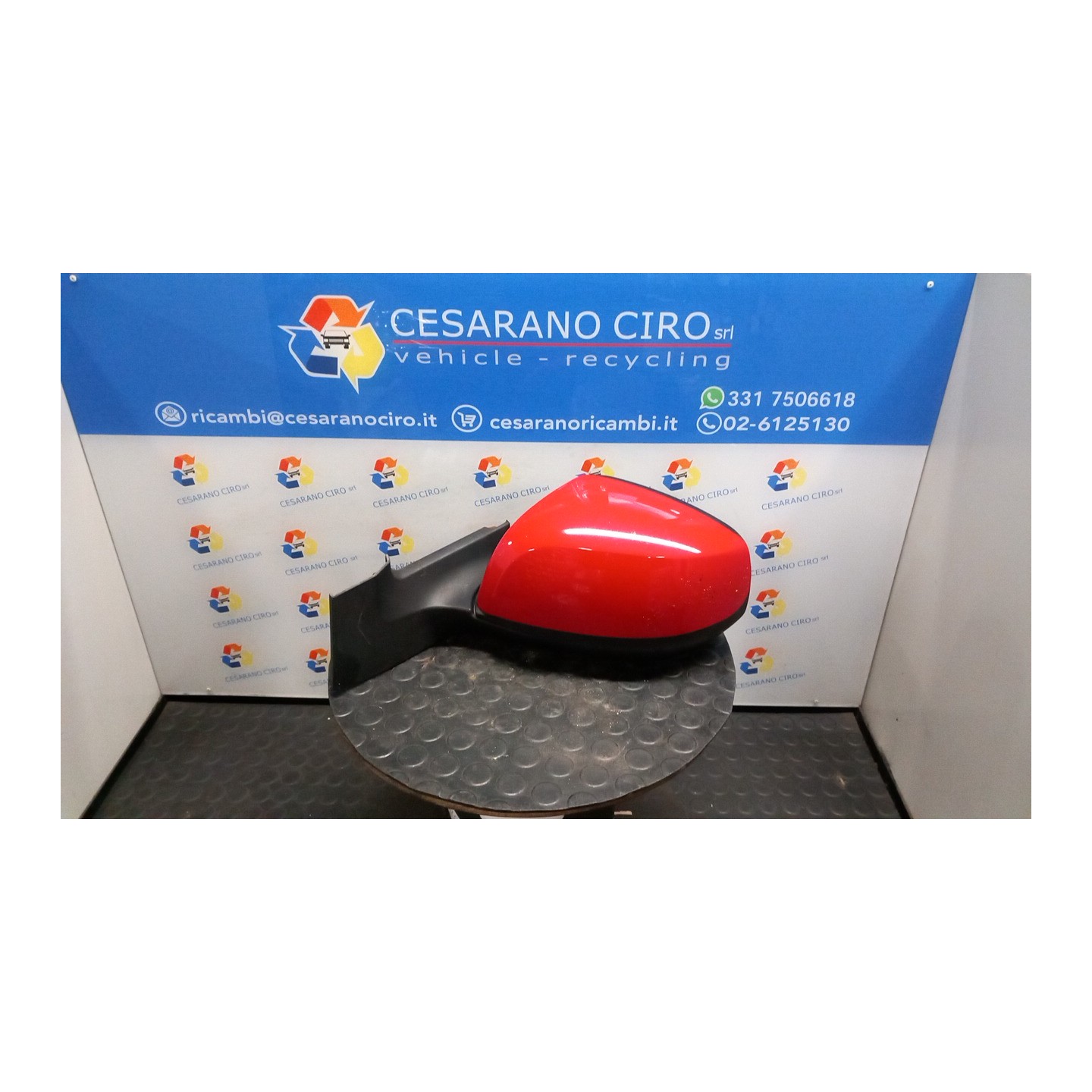 RETROVISORE EST. REGOLAZ. ELETTR. SX. 101 OPEL AGILA (H08) (01/08-) K10B 93193516