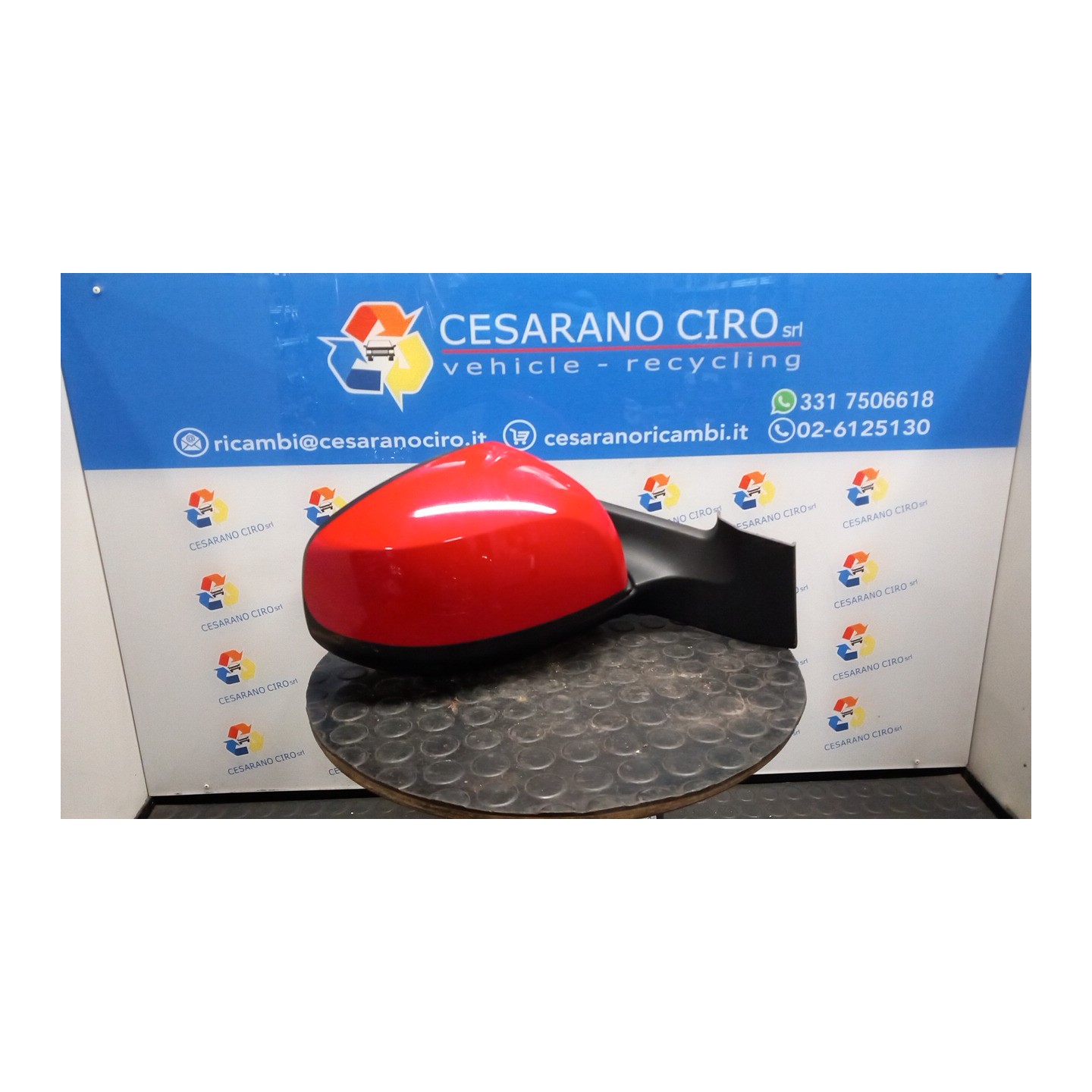 RETROVISORE EST. REGOLAZ. ELETTR. DX. 102 OPEL AGILA (H08) (01/08-) K10B 93196282