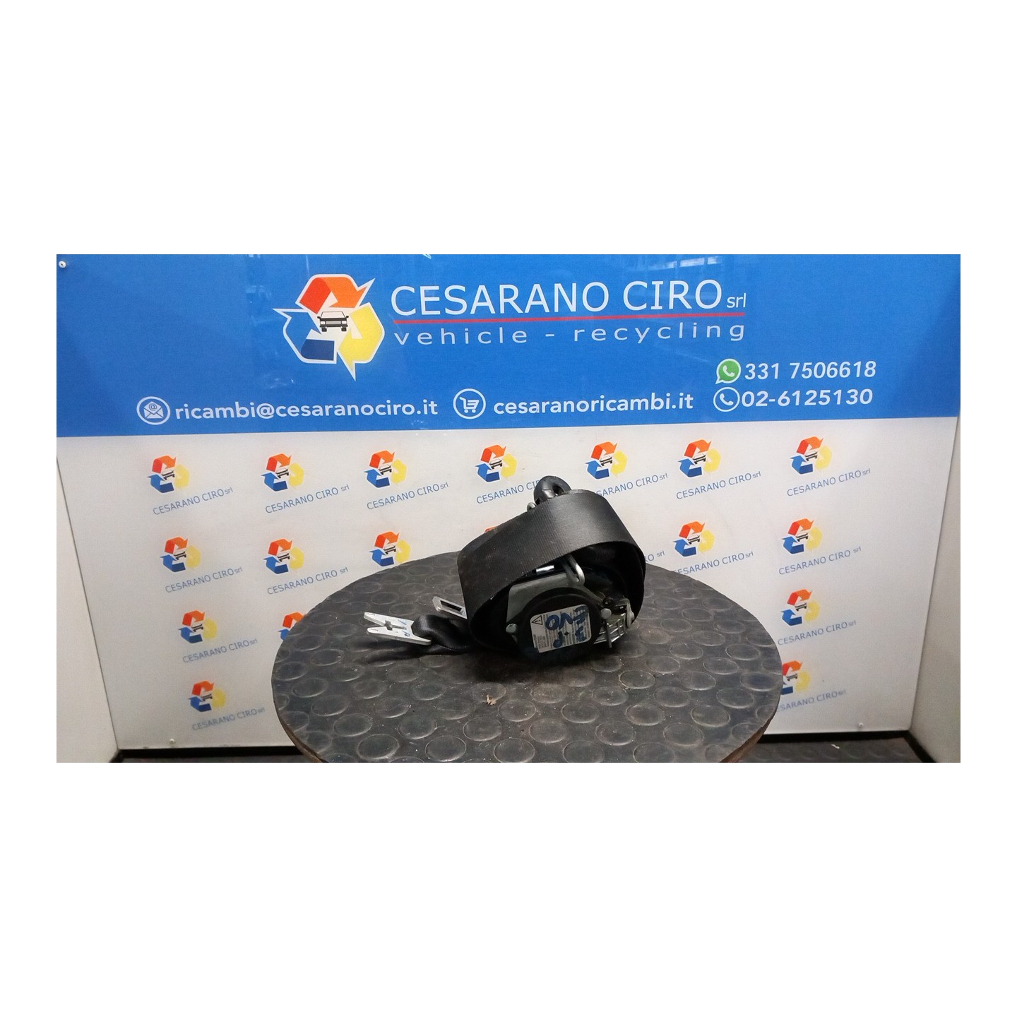 CINTURA DI SICUREZZA ANT. SX. 047 FIAT PUNTO EVO (3J) (08/09-07/13) 199A3000 735513842