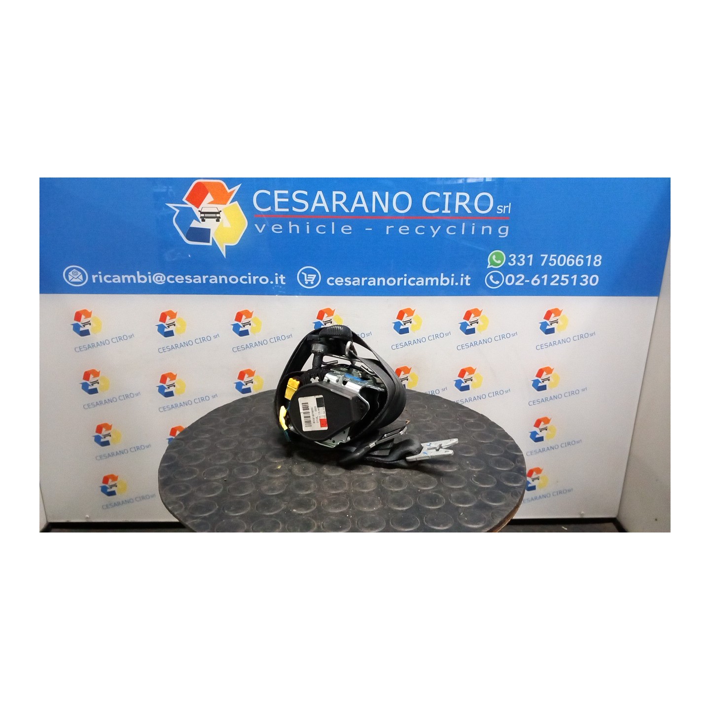 CINTURA DI SICUREZZA ANT. SX. 047 FIAT PUNTO EVO (3J) (08/09-07/13) 199A3000 735513842