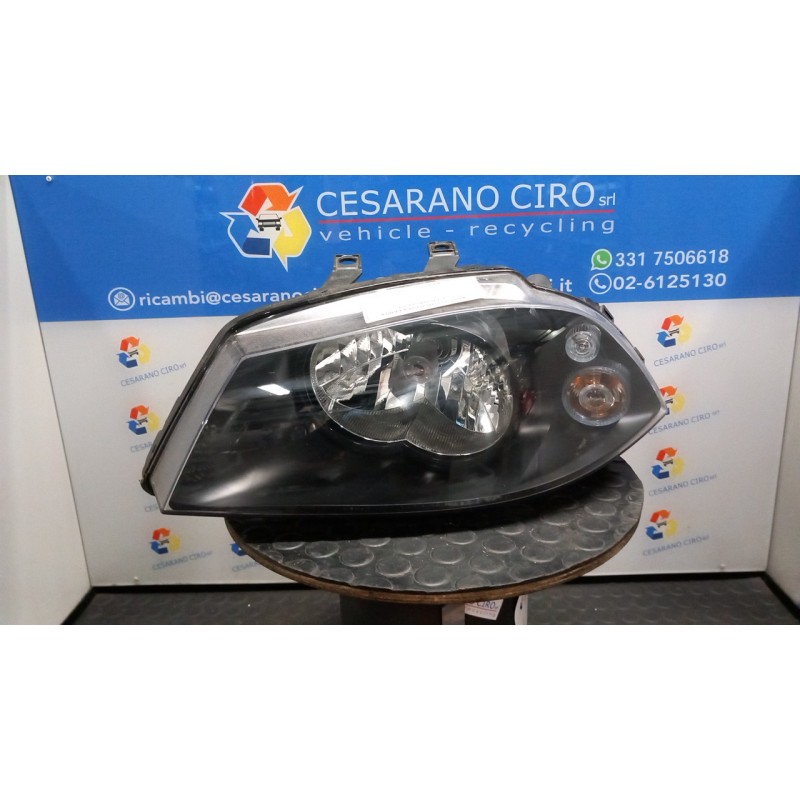 PROIETTORE COMPLETO DOPPIO ALOGENO SX. 040 SEAT IBIZA (6L) (12/01-08/09) AZQ 6L1941005M