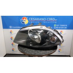 PROIETTORE COMPLETO DOPPIO ALOGENO SX. 040 SEAT IBIZA (6L) (12/01-08/09) AZQ 6L1941005M